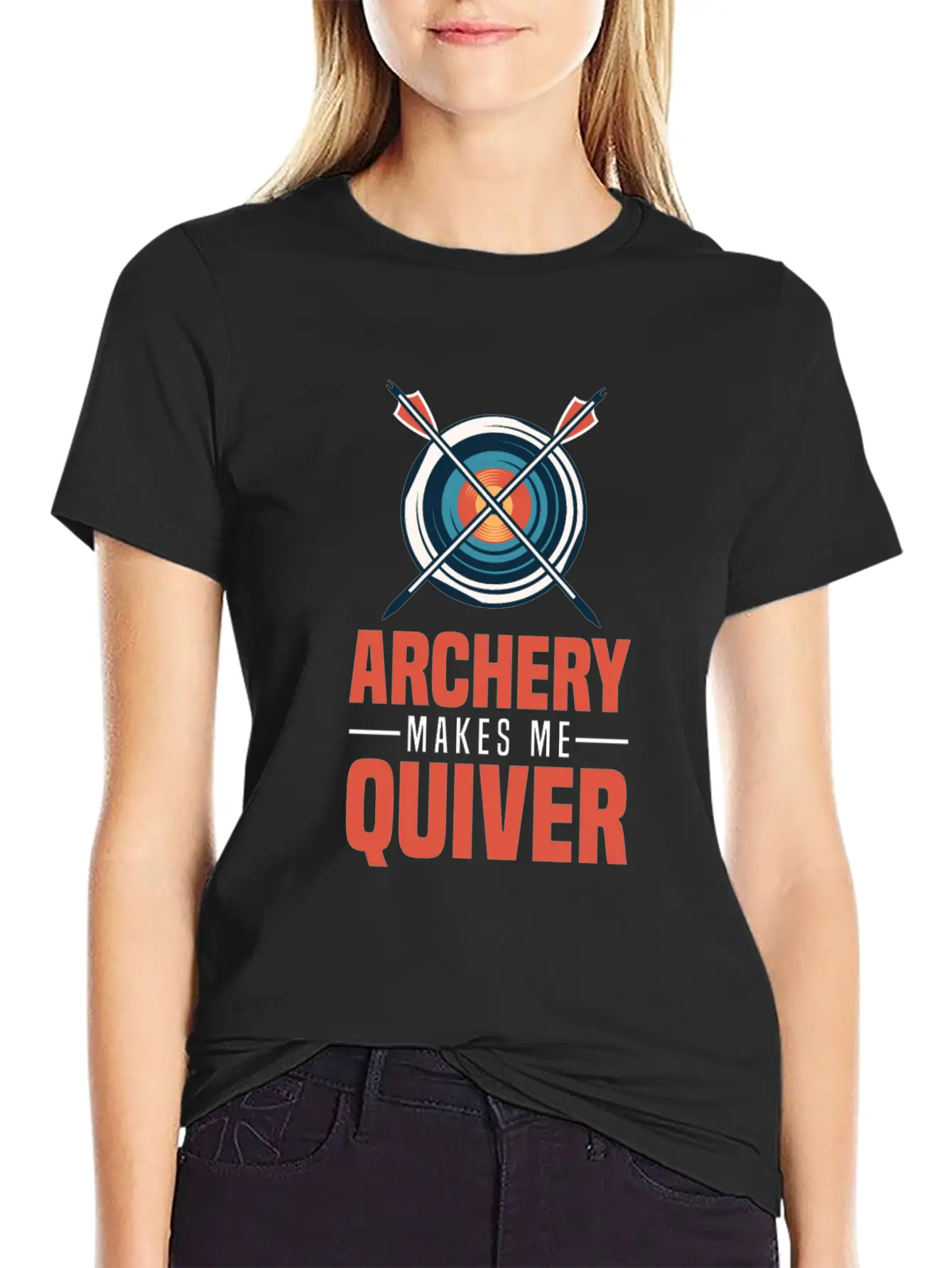 Archery Archer Bowman Unisex Short Sleeve Soft Cotton T-Shirt – Casual Everyday Wear