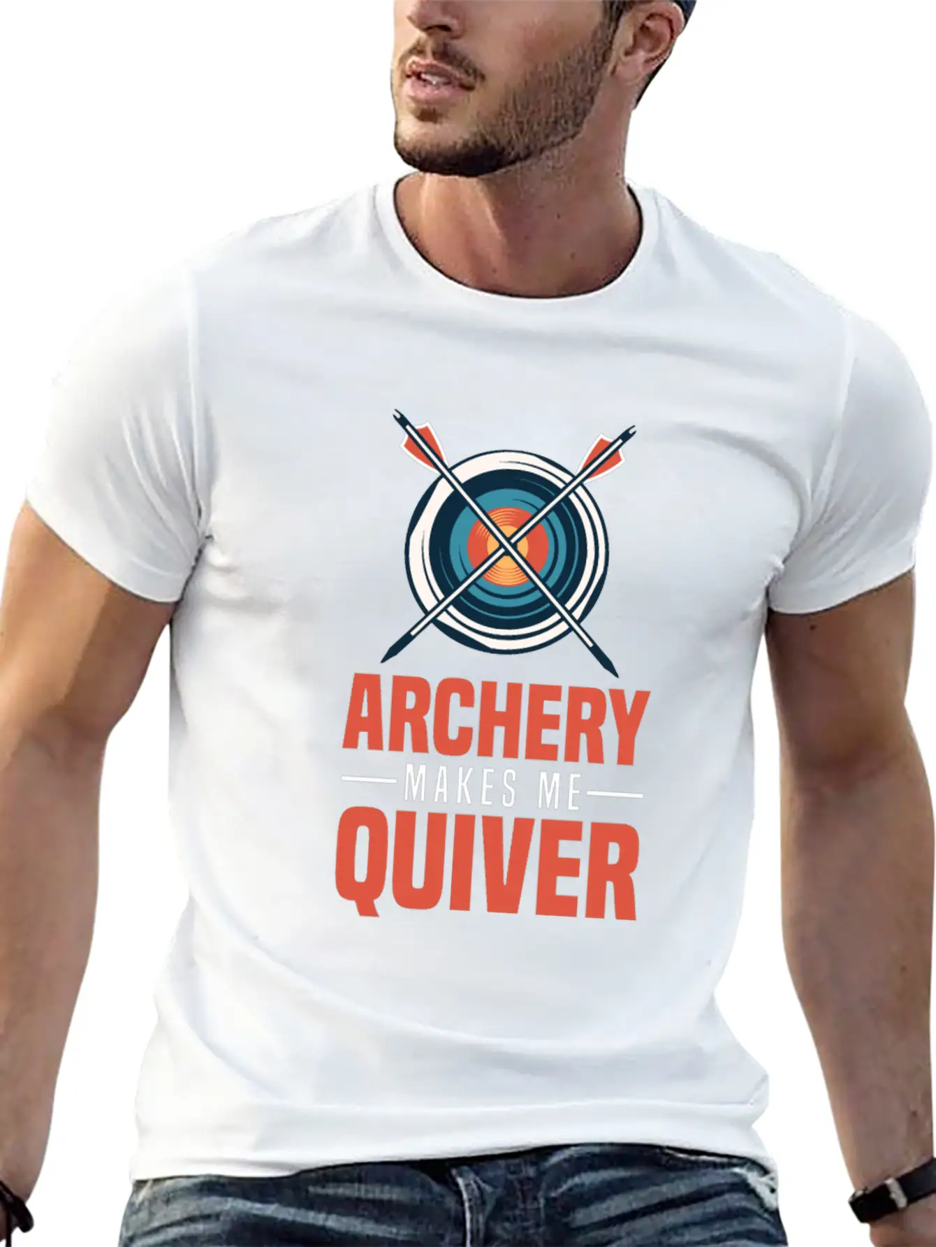 Archery Archer Bowman Unisex Short Sleeve Soft Cotton T-Shirt – Casual Everyday Wear