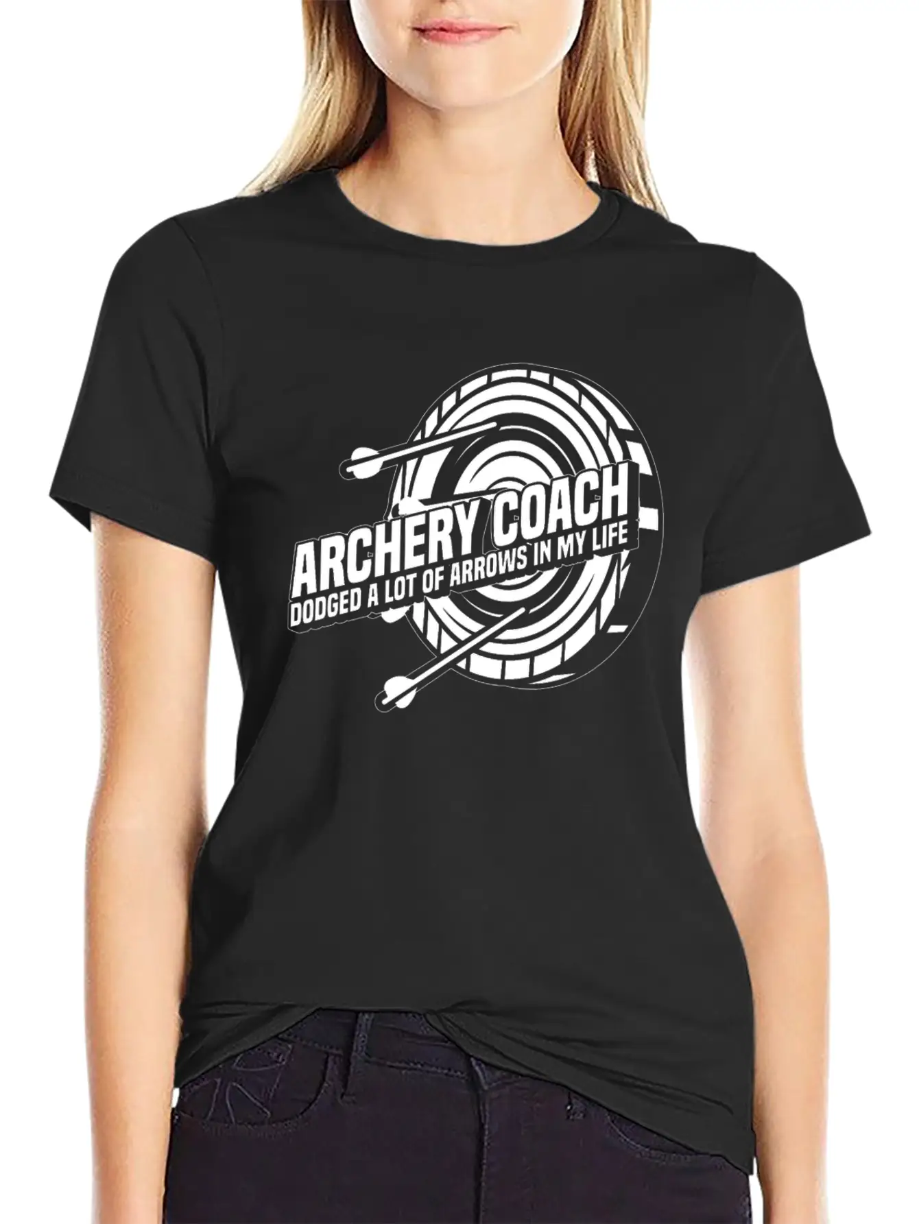 Archery Archery Coach Unisex Short Sleeve Soft Cotton T-Shirt – Casual Everyday Wear