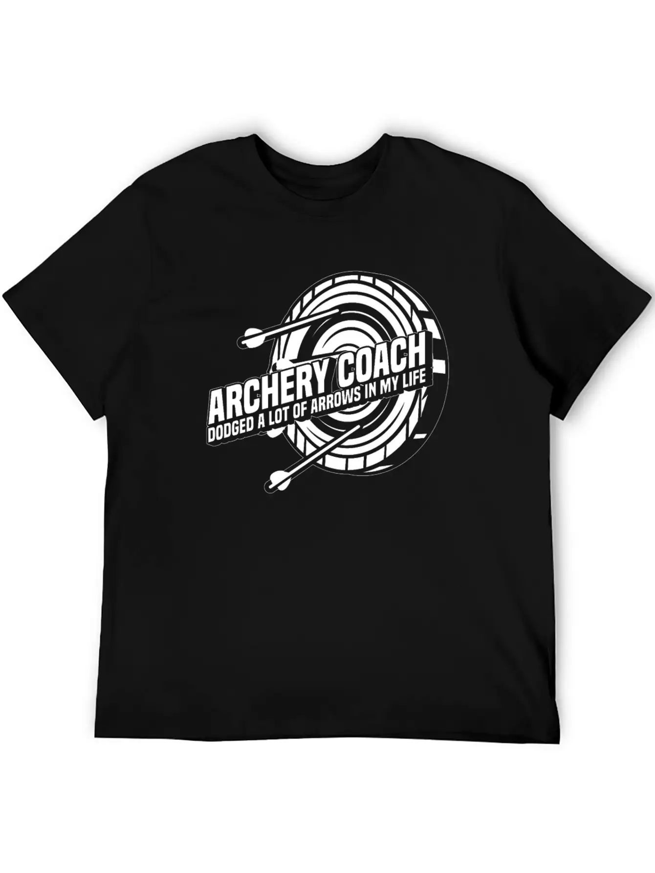 Archery Archery Coach Unisex Short Sleeve Soft Cotton T-Shirt – Casual Everyday Wear