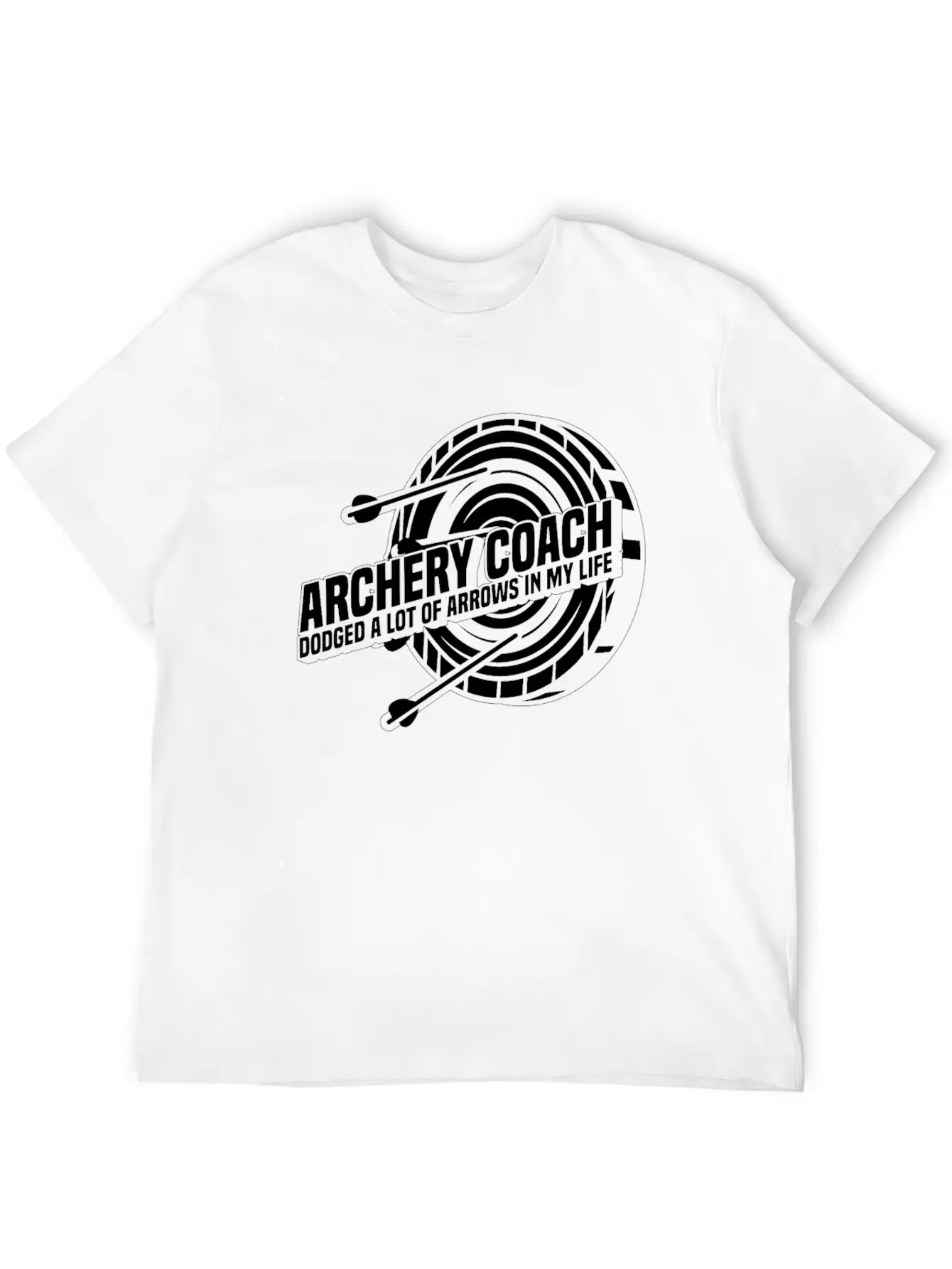 Archery Archery Coach Unisex Short Sleeve Soft Cotton T-Shirt – Casual Everyday Wear