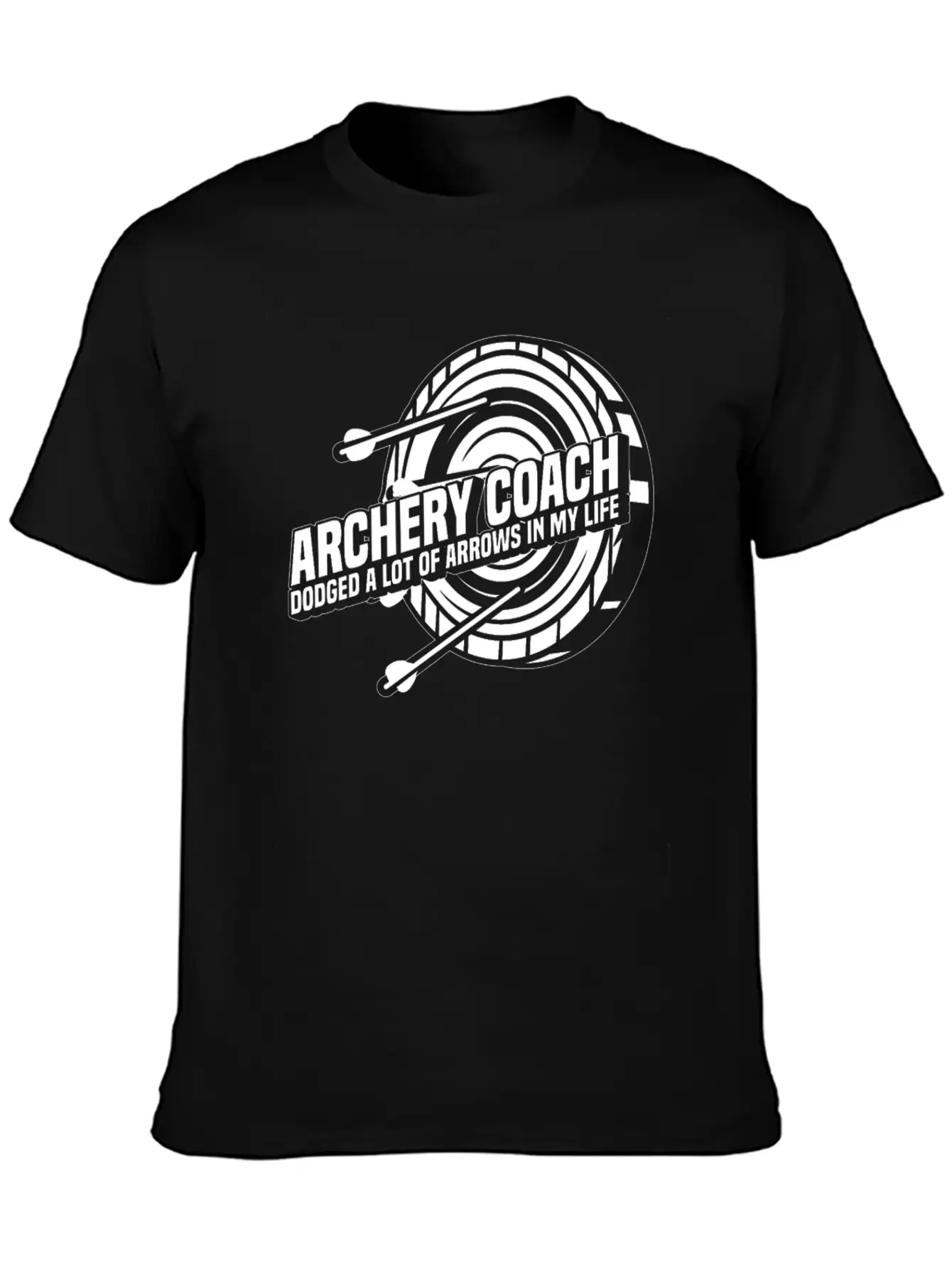 Archery Archery Coach Unisex Short Sleeve Soft Cotton T-Shirt – Casual Everyday Wear