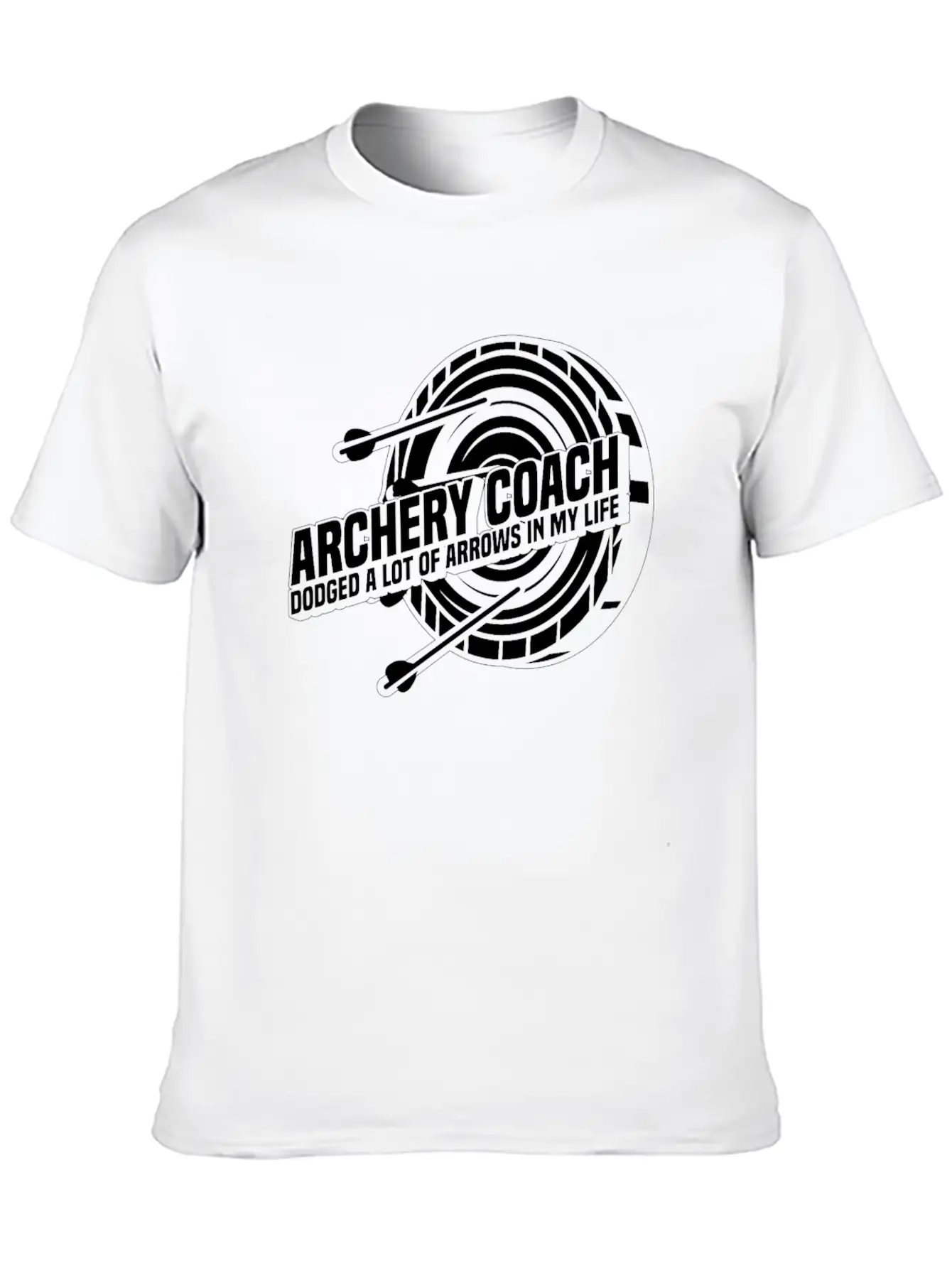 Archery Archery Coach Unisex Short Sleeve Soft Cotton T-Shirt – Casual Everyday Wear