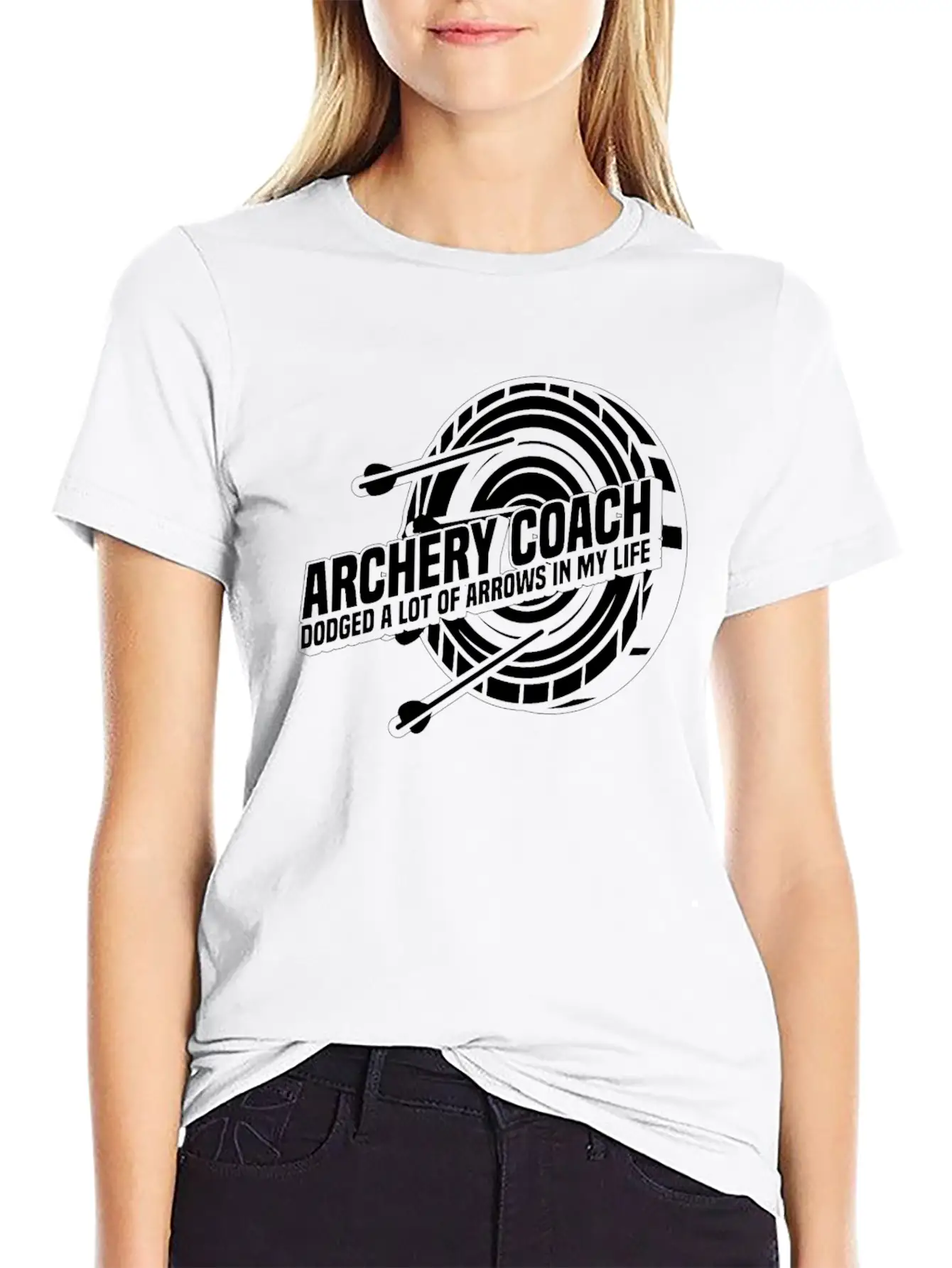Archery Archery Coach Unisex Short Sleeve Soft Cotton T-Shirt – Casual Everyday Wear