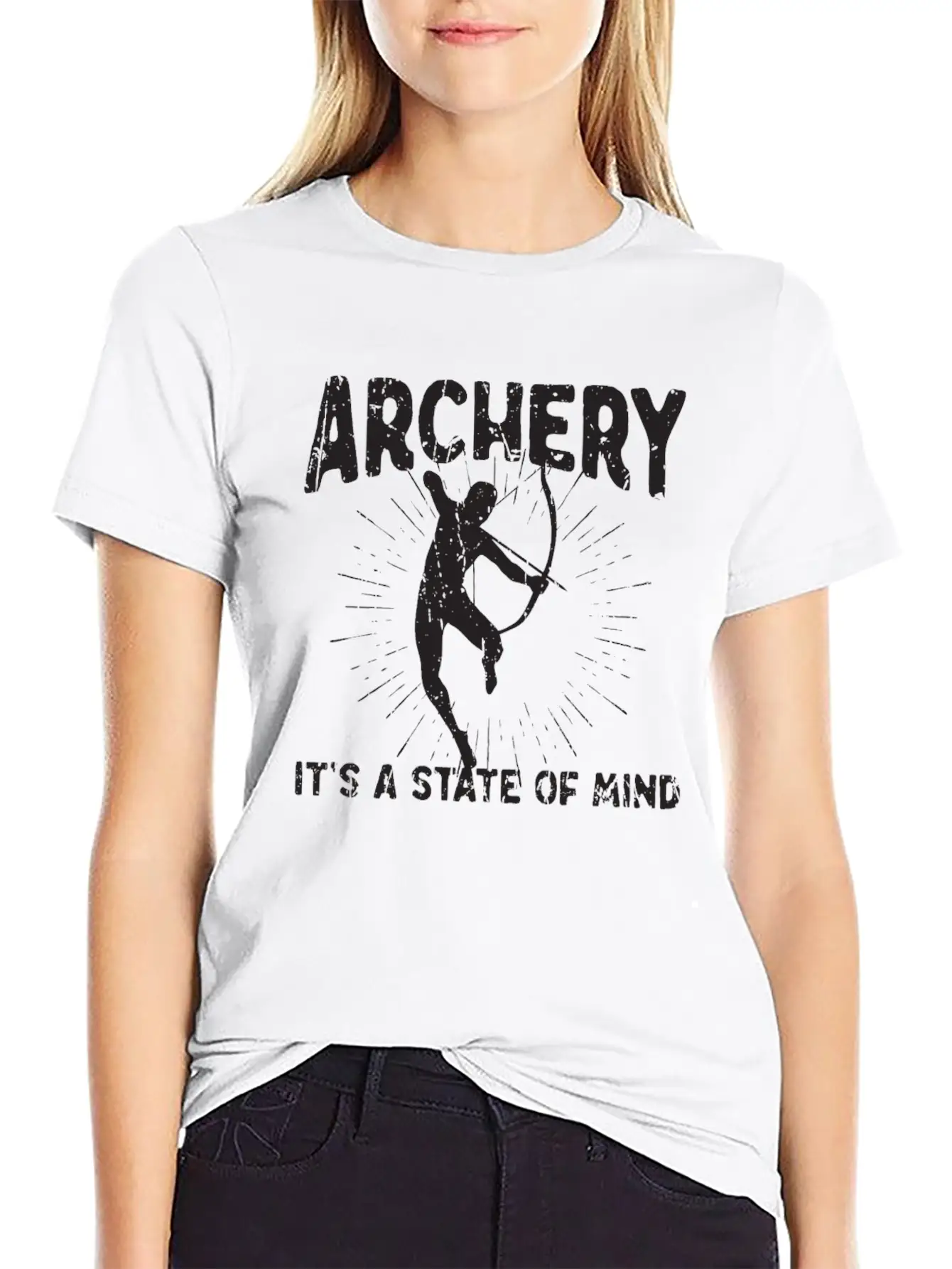 Archery, It's A State Of Mind - Archery Stylish Everyday T-Shirt – Unisex Basic Cotton Tee