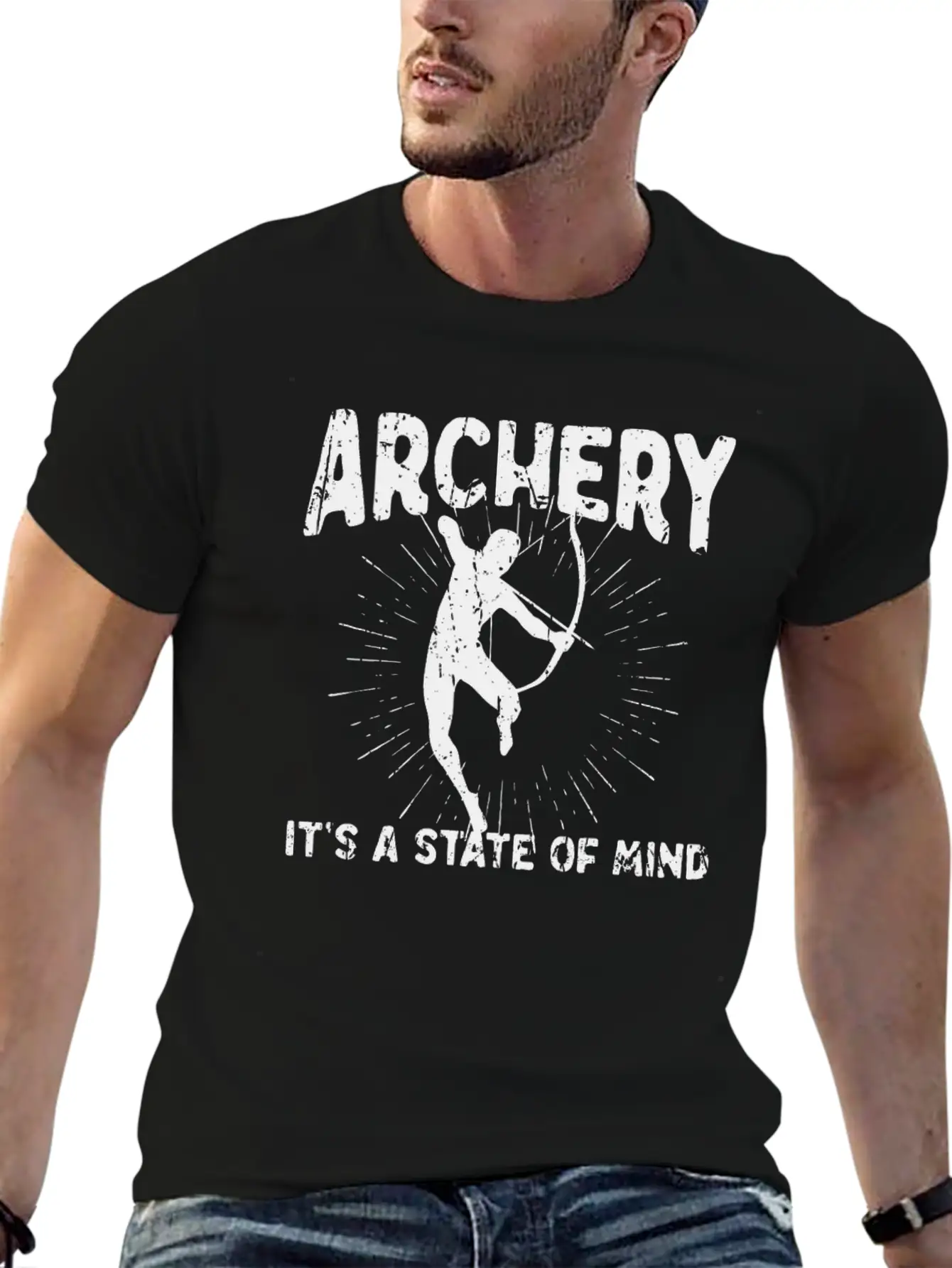 Archery, It's A State Of Mind - Archery Stylish Everyday T-Shirt – Unisex Basic Cotton Tee