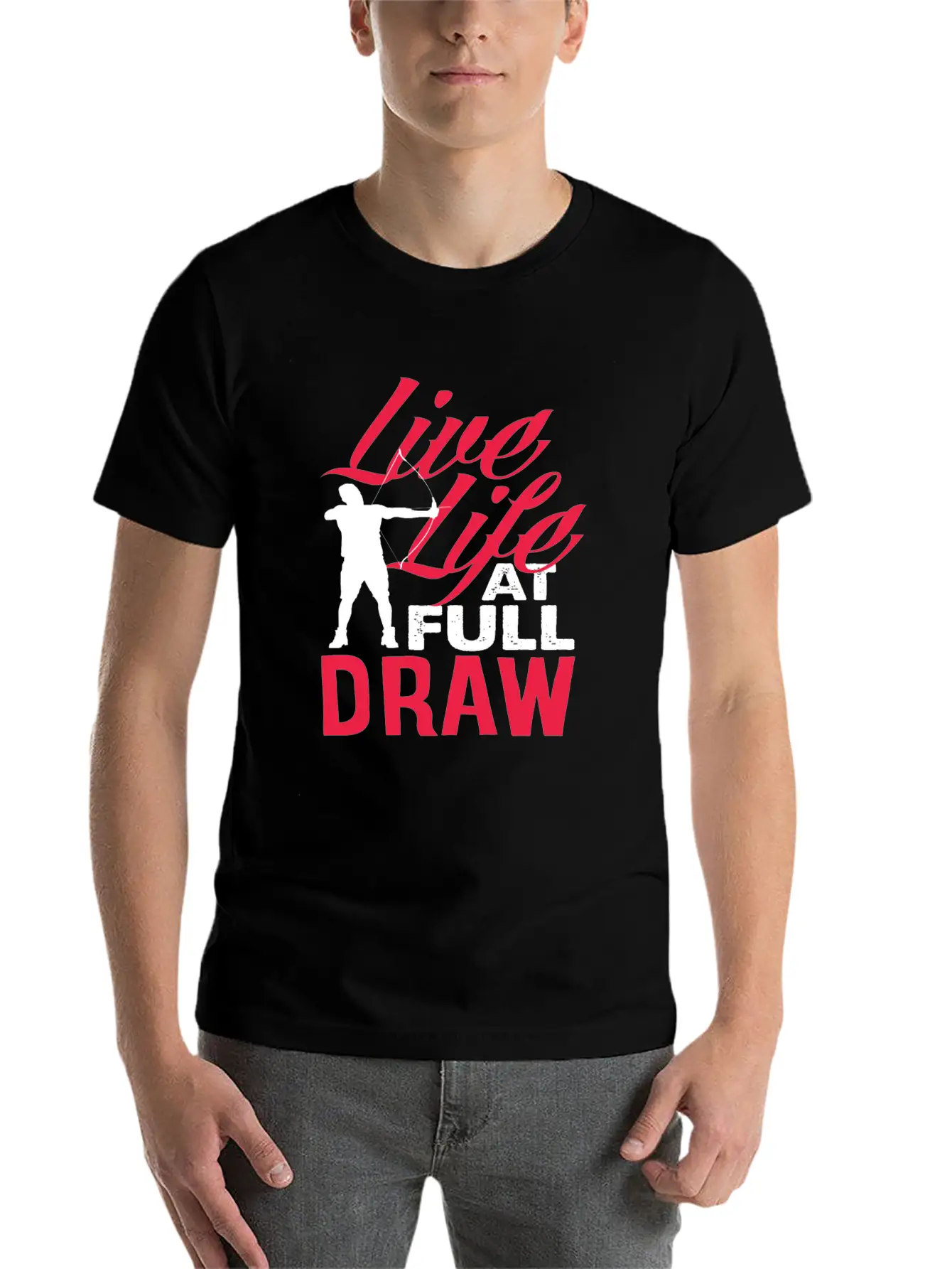 Archery Life Archer Unisex Short Sleeve Soft Cotton T-Shirt – Casual Everyday Wear