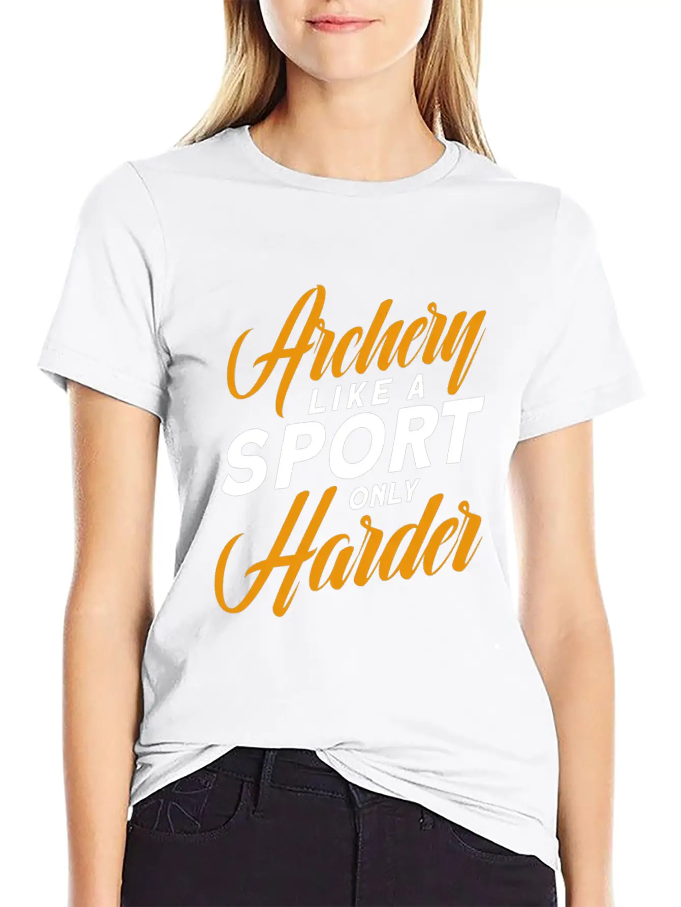 Archery Like A Sport Only Harder, Archery Coach Stylish Everyday T-Shirt – Unisex Basic Cotton Tee