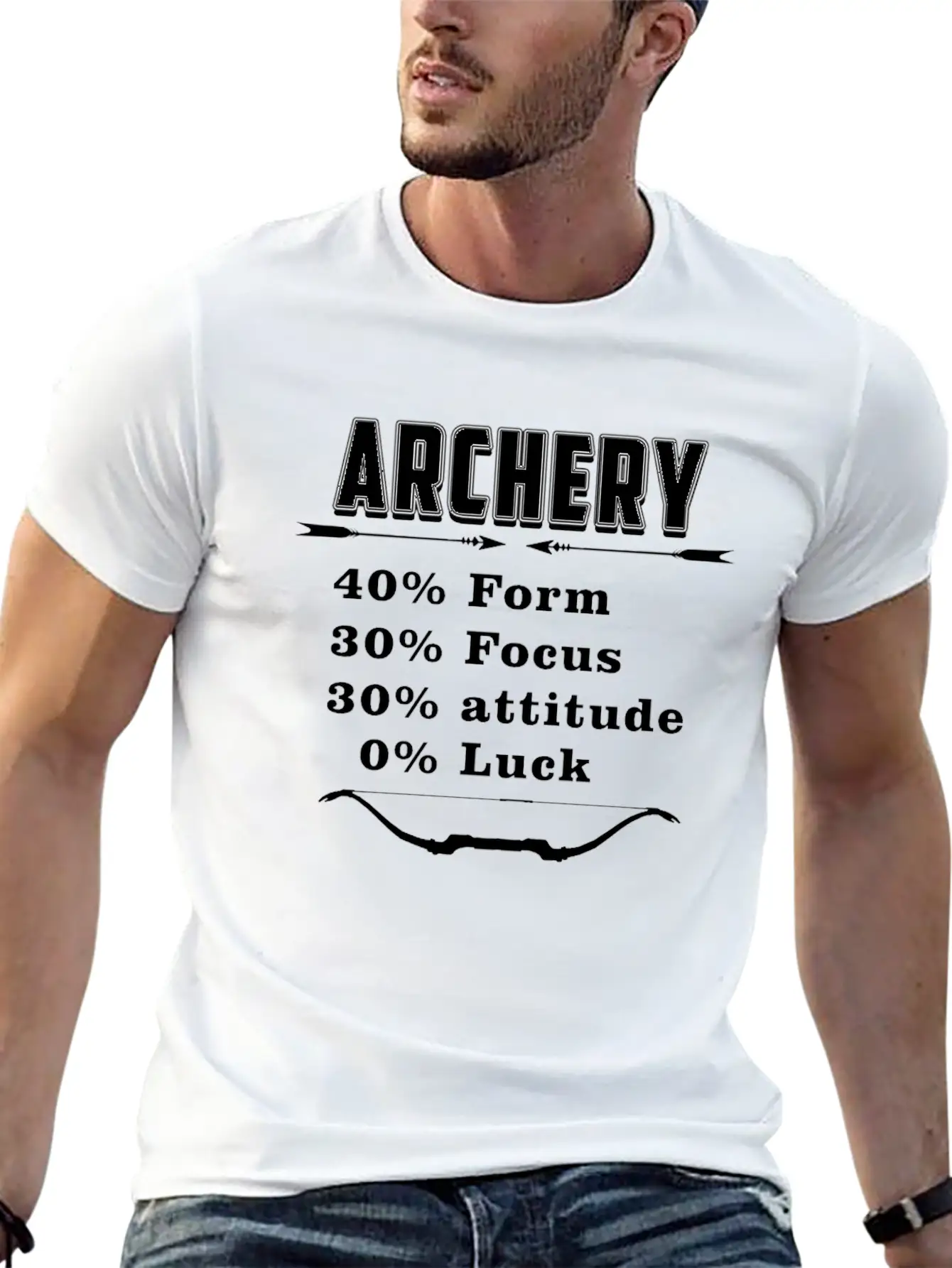 Archery, Sport Unisex Short Sleeve Soft Cotton T-Shirt – Casual Everyday Wear