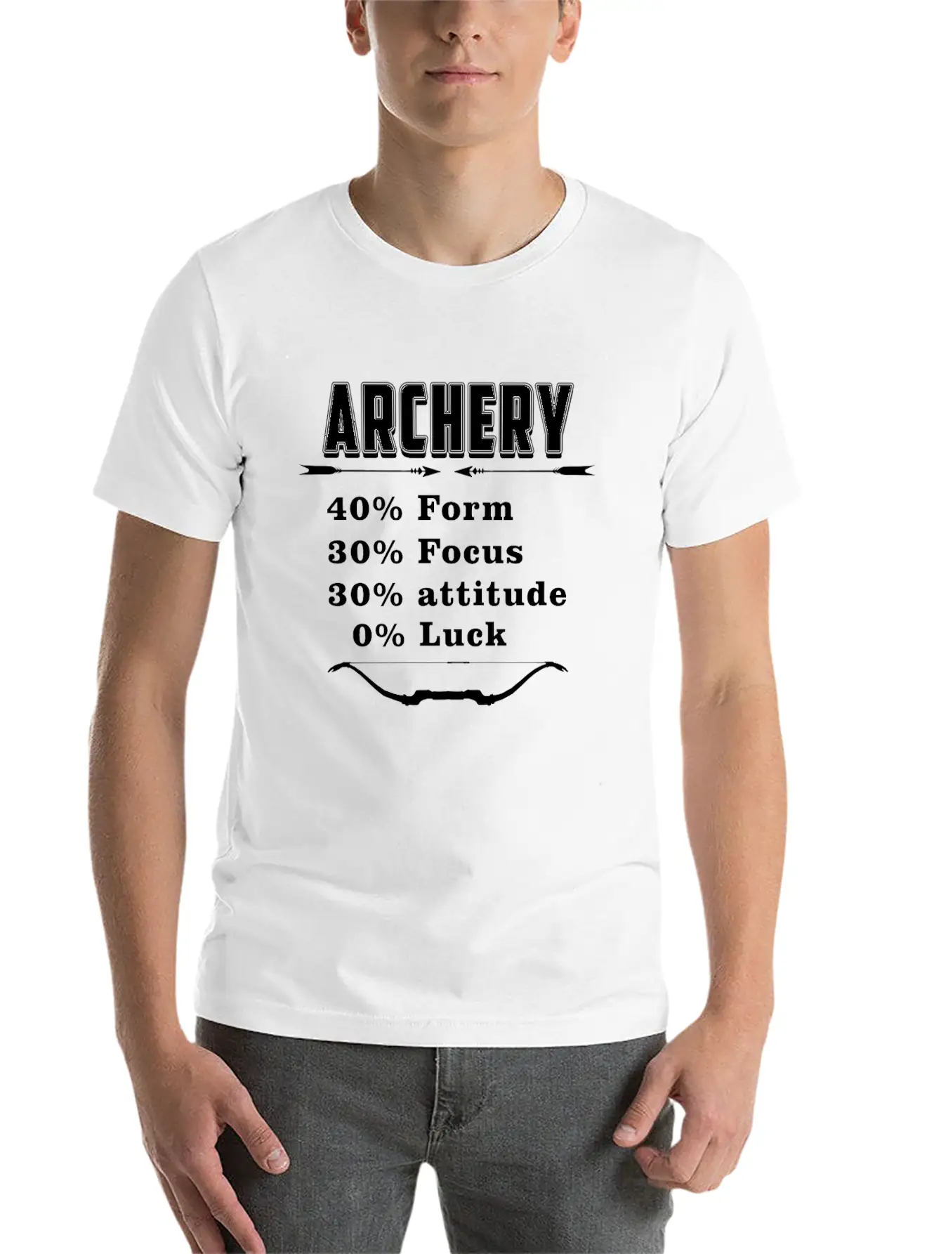 Archery, Sport Unisex Short Sleeve Soft Cotton T-Shirt – Casual Everyday Wear