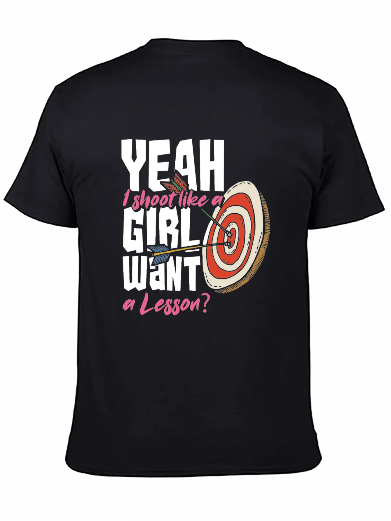 Archery Woman Gift Unisex Short Sleeve Soft Cotton T-Shirt – Casual Everyday Wear