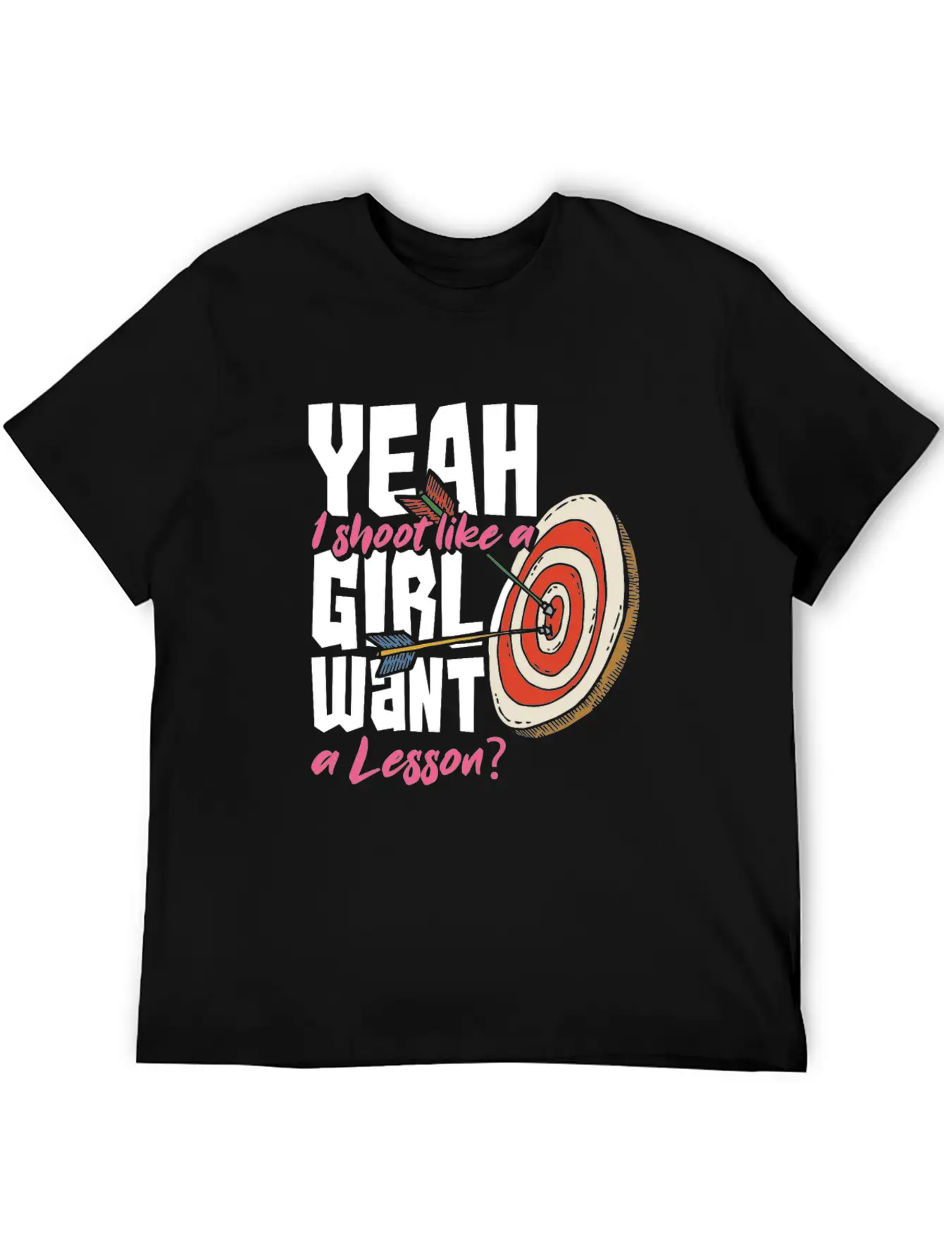 Archery Woman Gift Unisex Short Sleeve Soft Cotton T-Shirt – Casual Everyday Wear