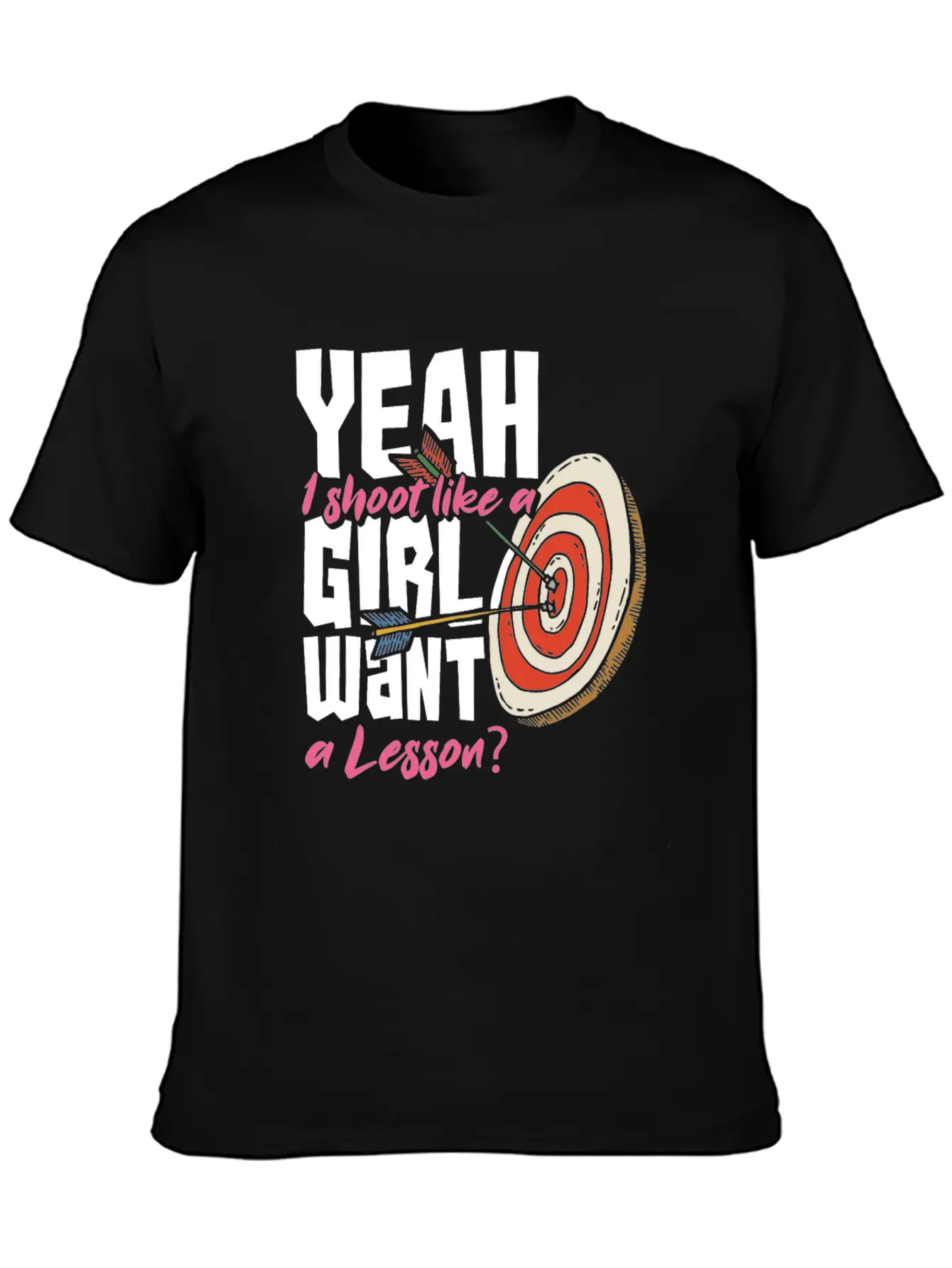 Archery Woman Gift Unisex Short Sleeve Soft Cotton T-Shirt – Casual Everyday Wear