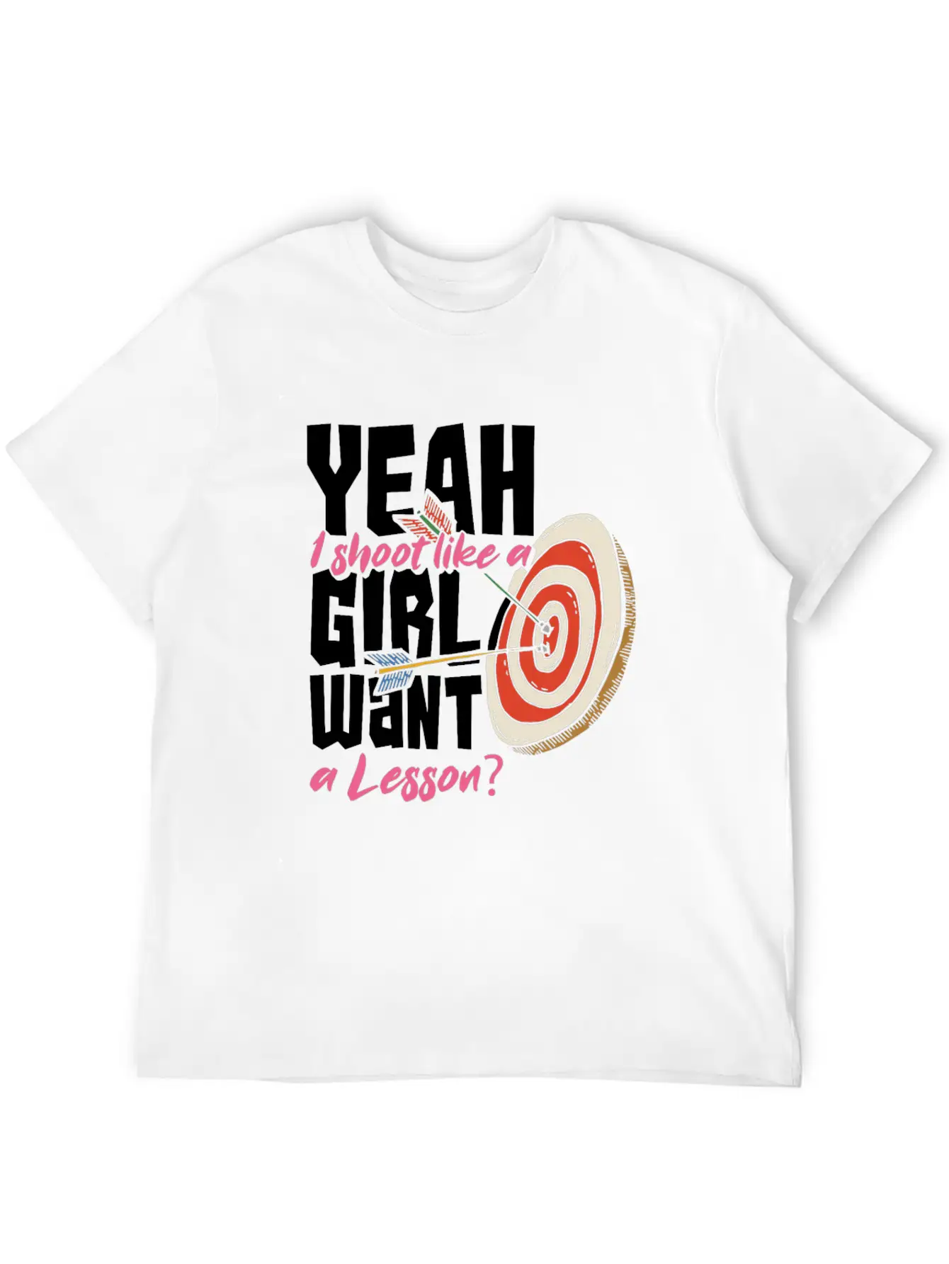 Archery Woman Gift Unisex Short Sleeve Soft Cotton T-Shirt – Casual Everyday Wear