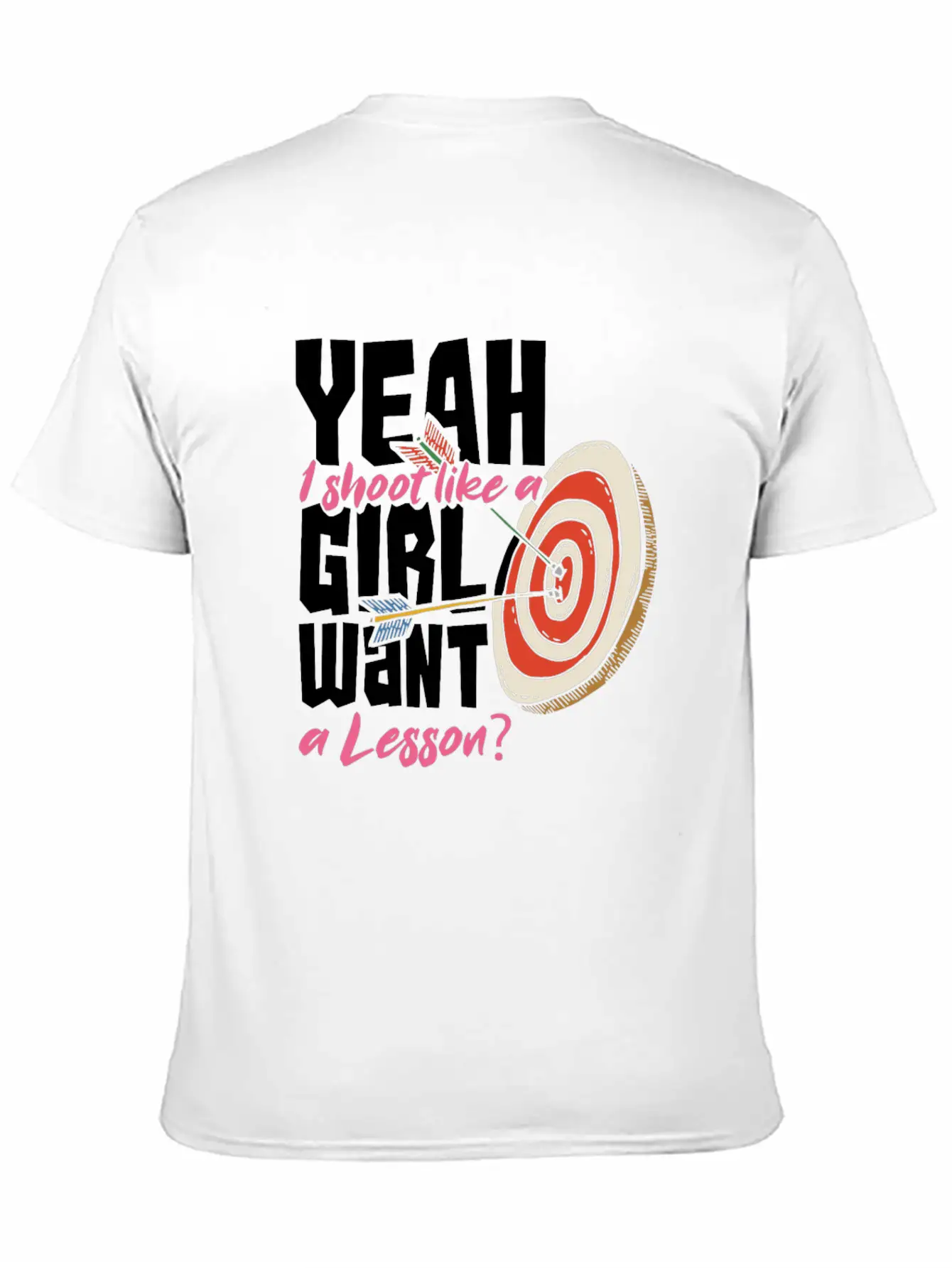 Archery Woman Gift Unisex Short Sleeve Soft Cotton T-Shirt – Casual Everyday Wear