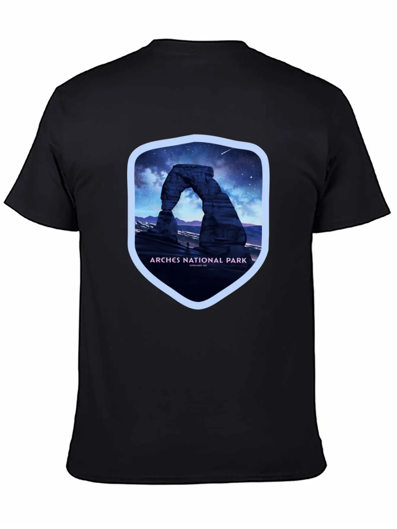 Arches National Park Stickers Stylish Everyday T-Shirt – Unisex Basic Cotton Tee