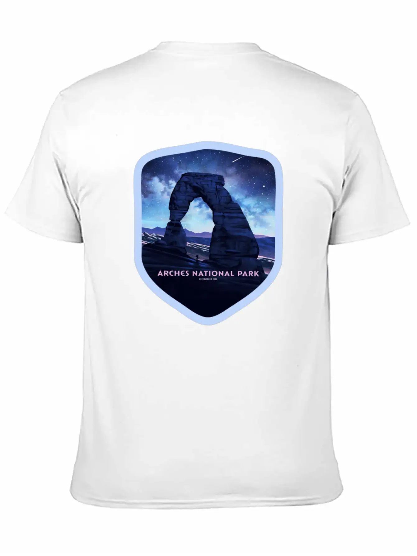 Arches National Park Stickers Stylish Everyday T-Shirt – Unisex Basic Cotton Tee