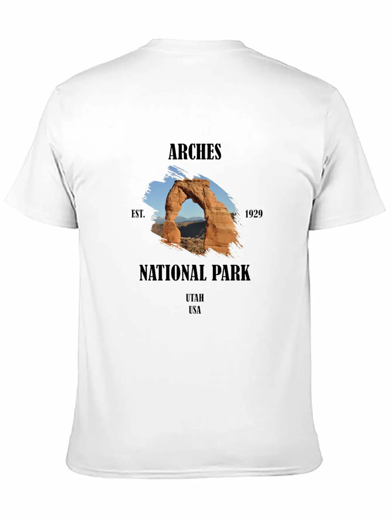 Arches National Park USA Utah America Geology Stylish Everyday T-Shirt – Unisex Basic Cotton Tee