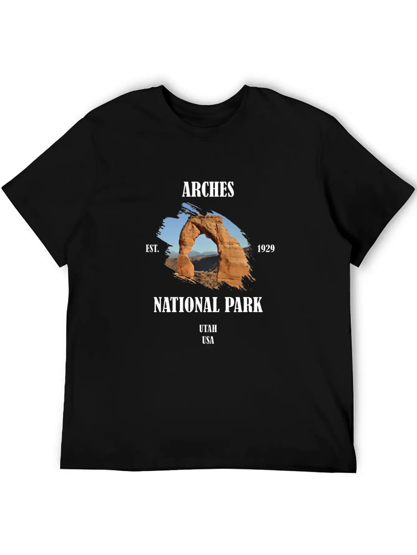 Arches National Park USA Utah America Geology Stylish Everyday T-Shirt – Unisex Basic Cotton Tee
