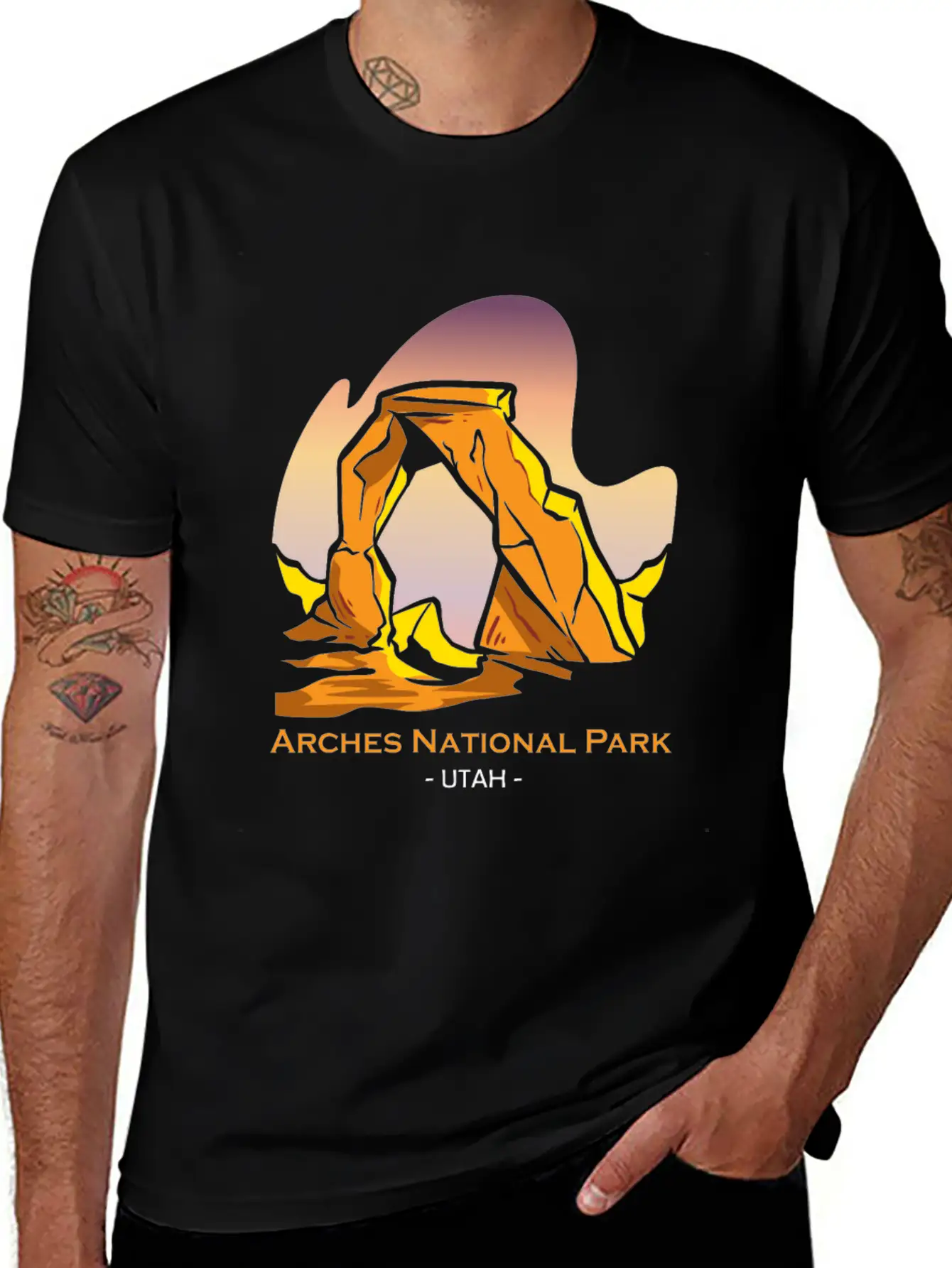 Arches National Park Utah Stylish Everyday T-Shirt – Unisex Basic Cotton Tee