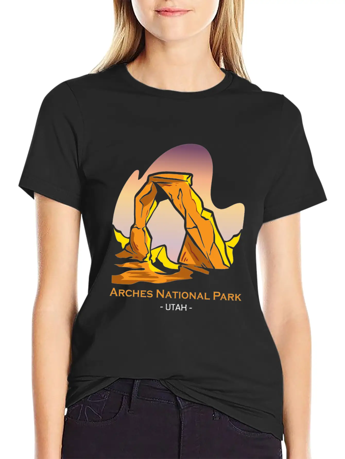 Arches National Park Utah Stylish Everyday T-Shirt – Unisex Basic Cotton Tee