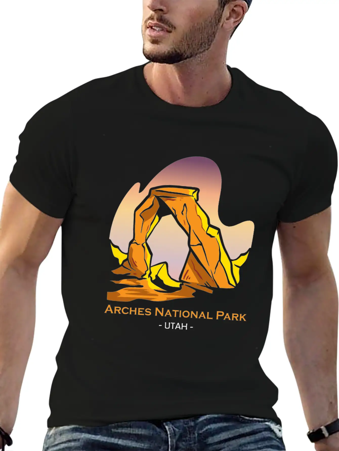 Arches National Park Utah Stylish Everyday T-Shirt – Unisex Basic Cotton Tee