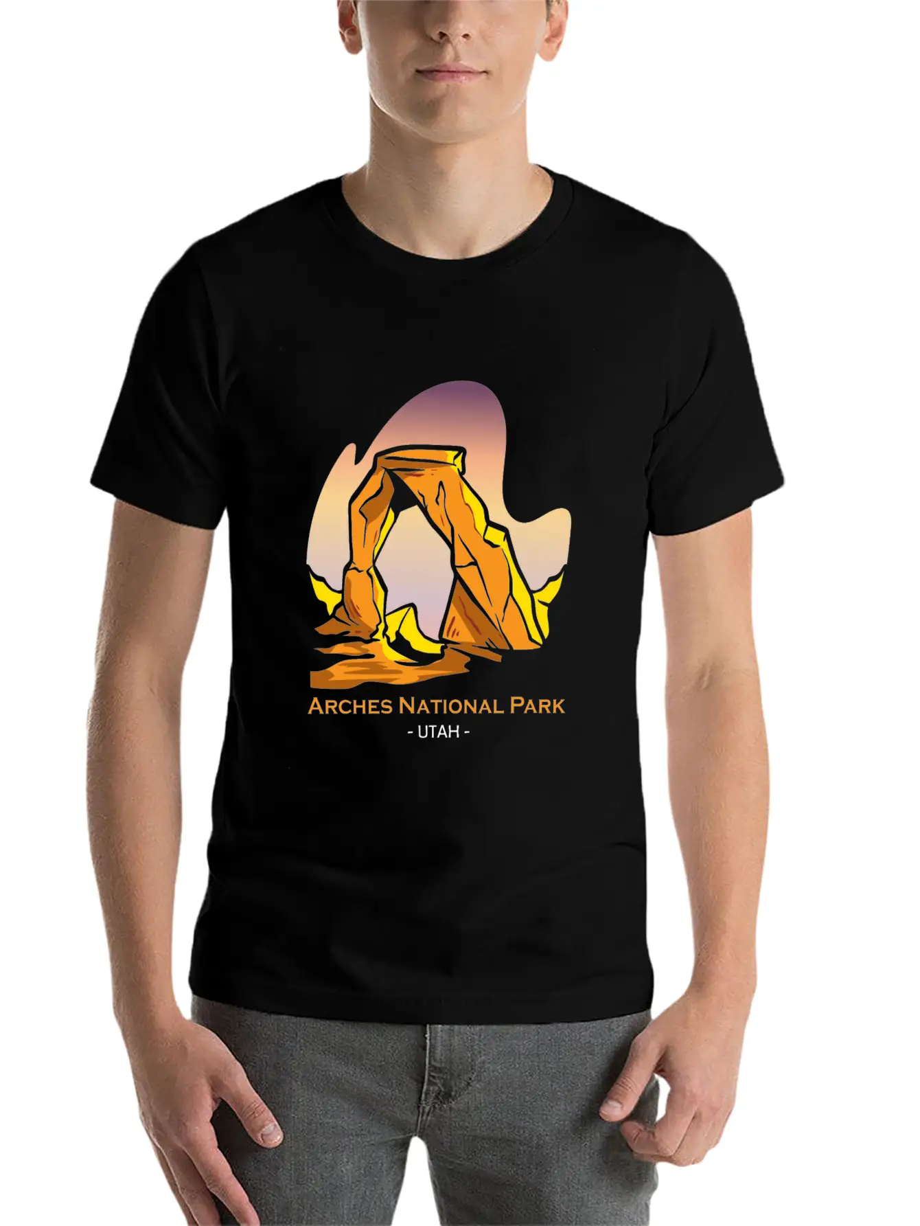 Arches National Park Utah Stylish Everyday T-Shirt – Unisex Basic Cotton Tee