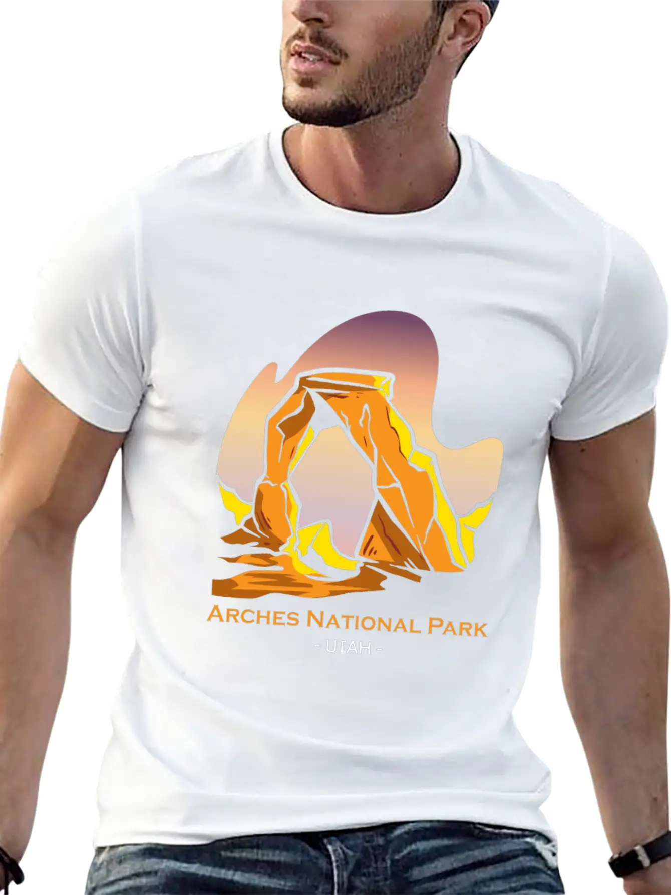 Arches National Park Utah Stylish Everyday T-Shirt – Unisex Basic Cotton Tee