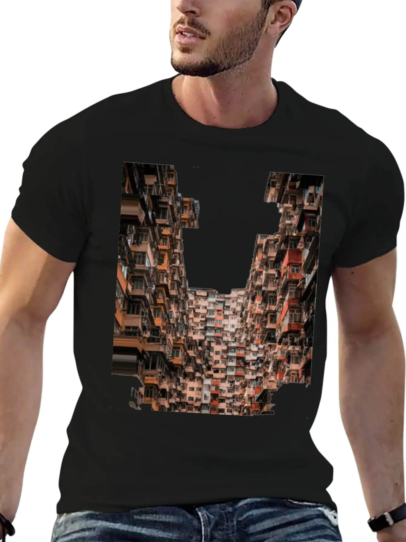 Architect Fashion House Building Basic Graphic T-Shirt – Daily Comfort In Soft Cotton