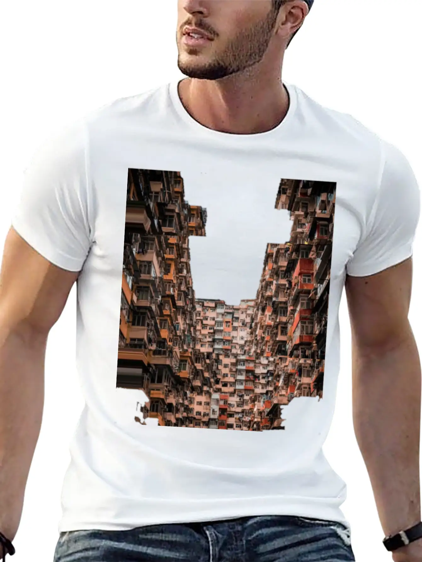 Architect Fashion House Building Basic Graphic T-Shirt – Daily Comfort In Soft Cotton