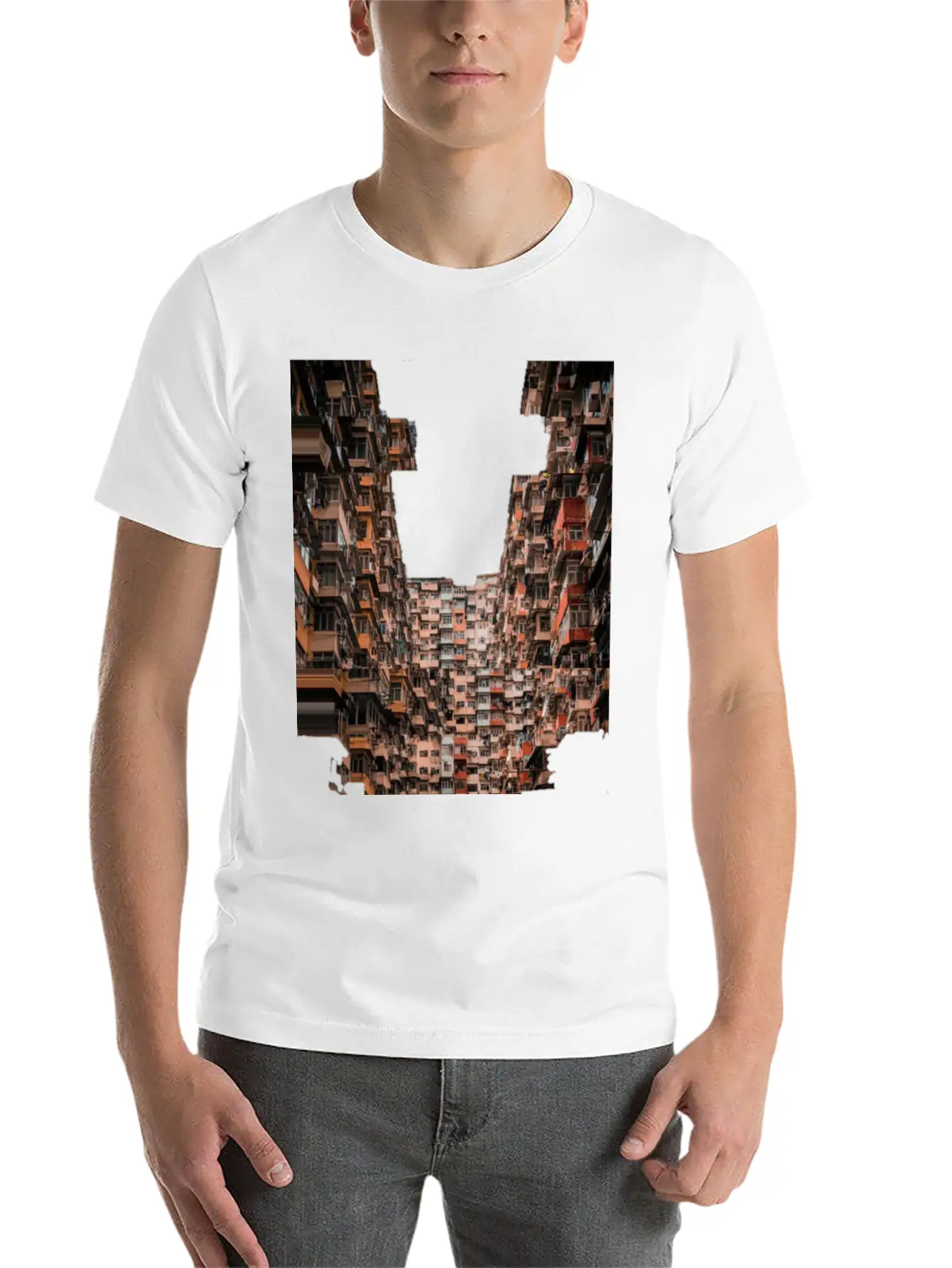 Architect Fashion House Building Basic Graphic T-Shirt – Daily Comfort In Soft Cotton