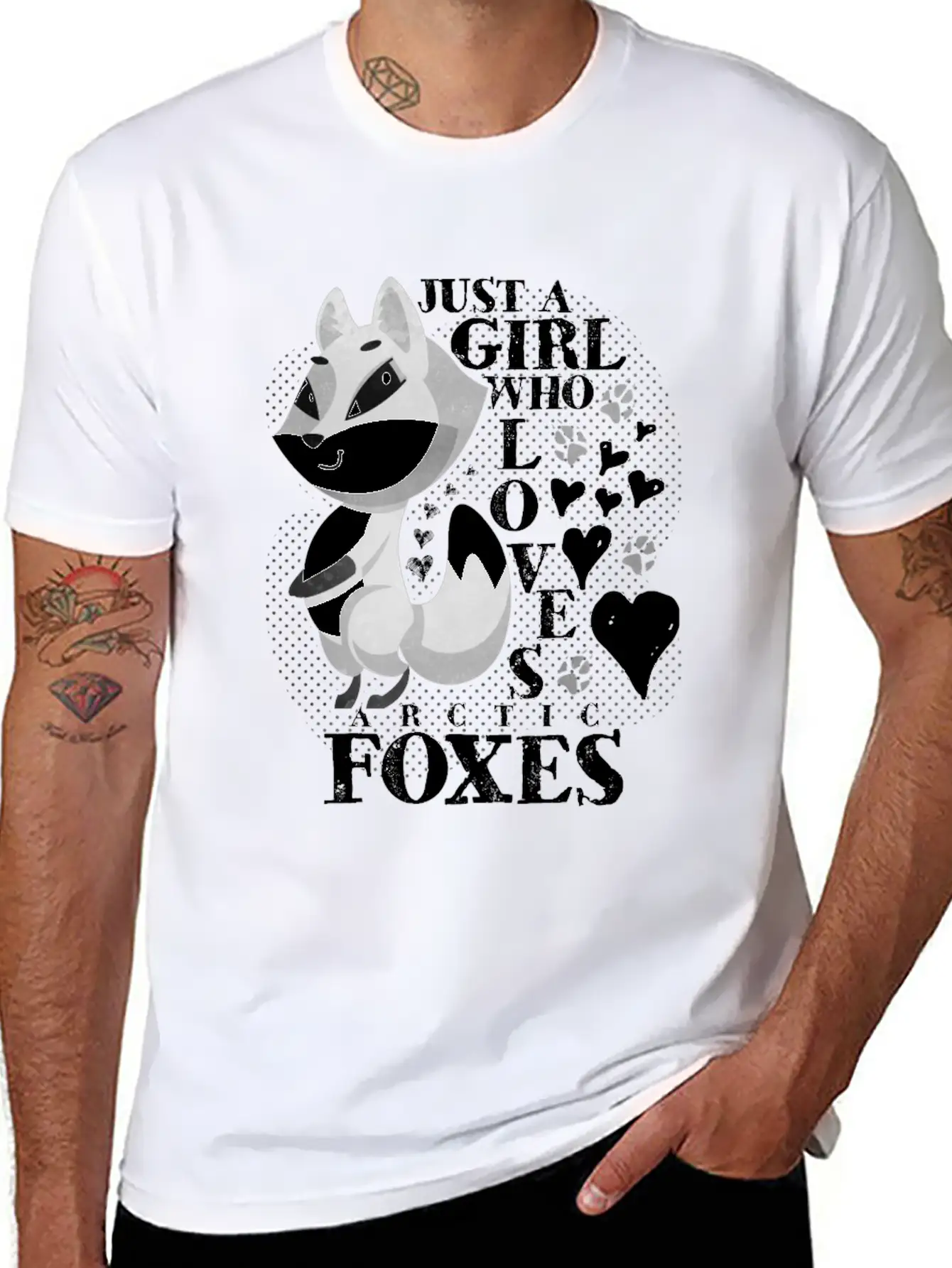 Arctic Fox Stylish Everyday T-Shirt – Unisex Basic Cotton Tee