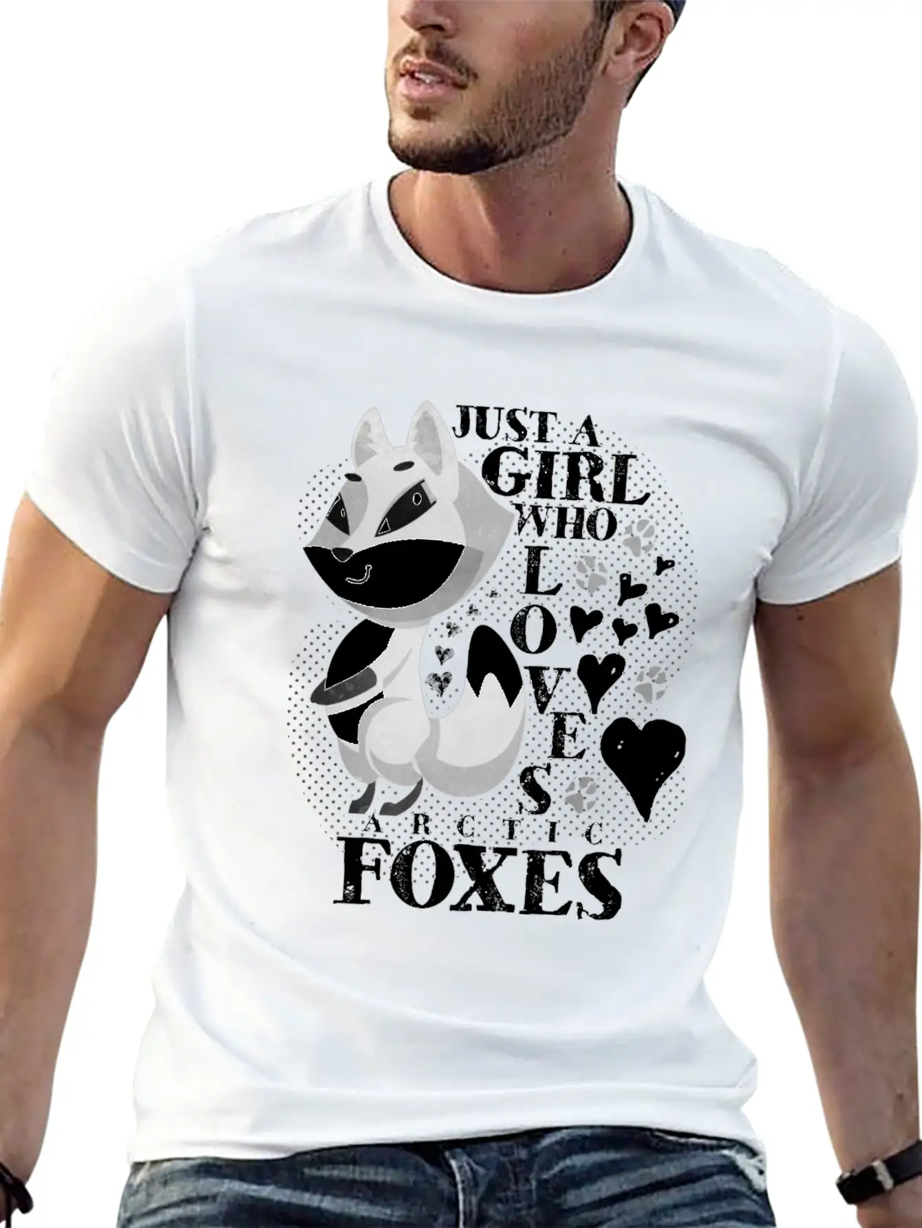 Arctic Fox Stylish Everyday T-Shirt – Unisex Basic Cotton Tee