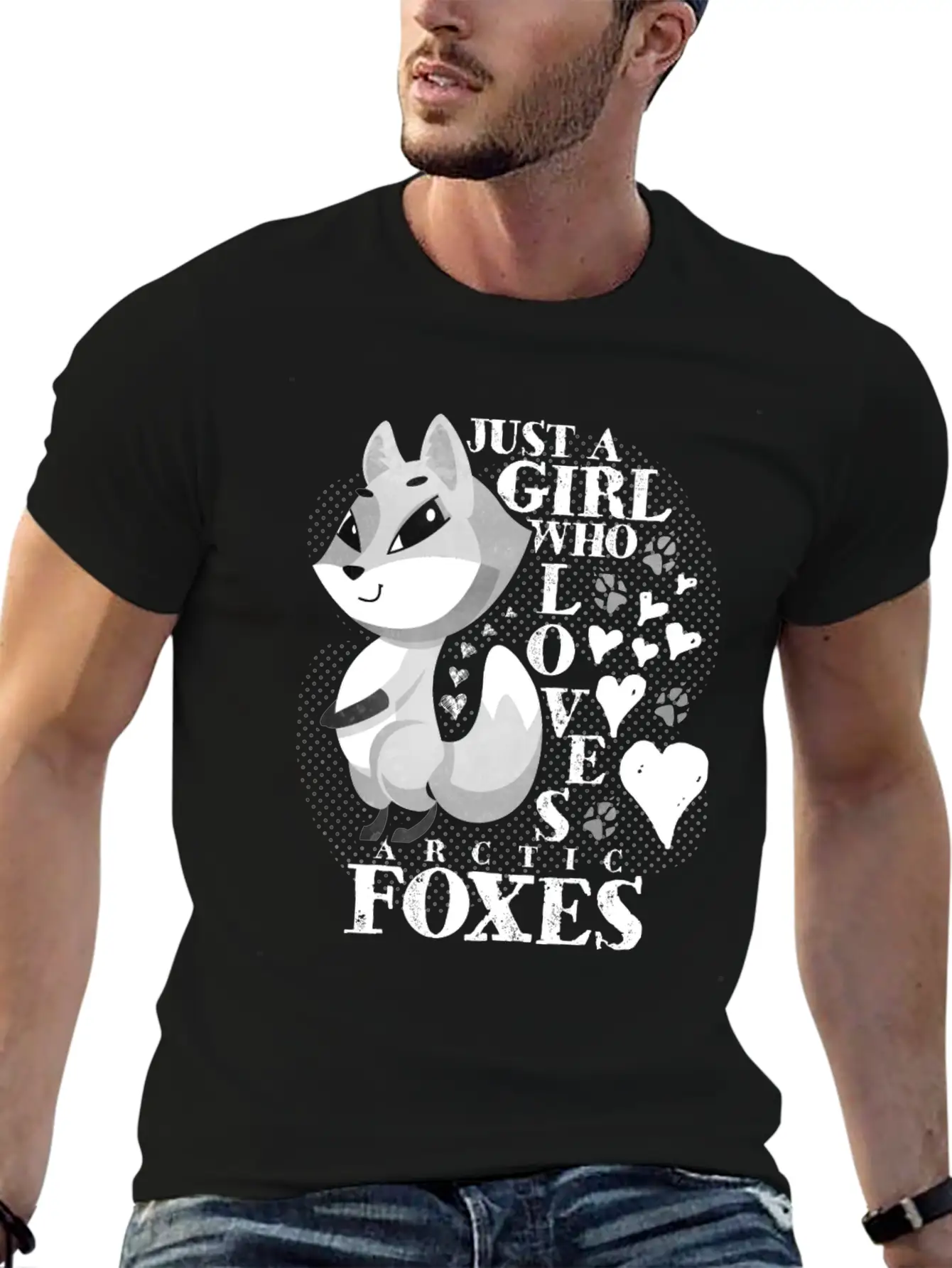 Arctic Fox Stylish Everyday T-Shirt – Unisex Basic Cotton Tee