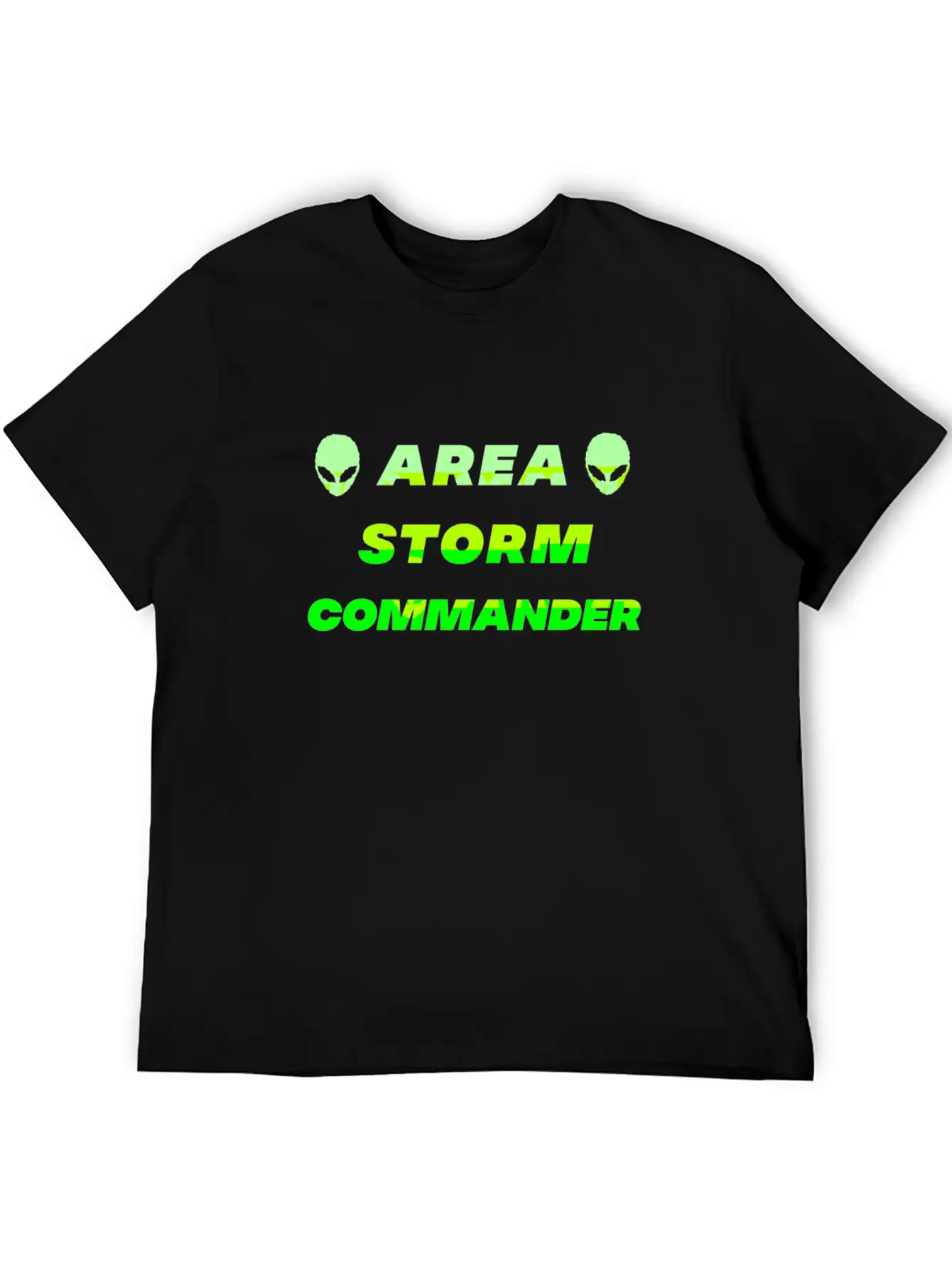 Area Storm Commander Alien UFO Space Saucer Basic Graphic T-Shirt – Daily Comfort In Soft Cotton
