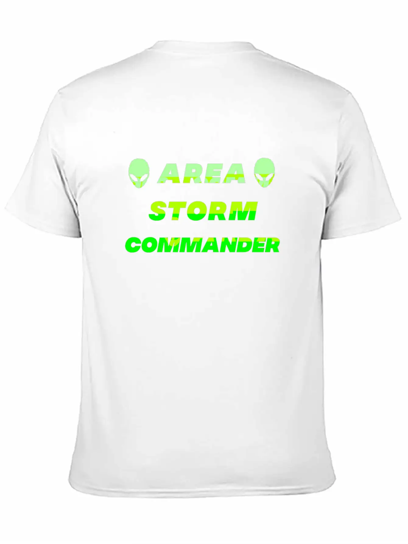 Area Storm Commander Alien UFO Space Saucer Basic Graphic T-Shirt – Daily Comfort In Soft Cotton