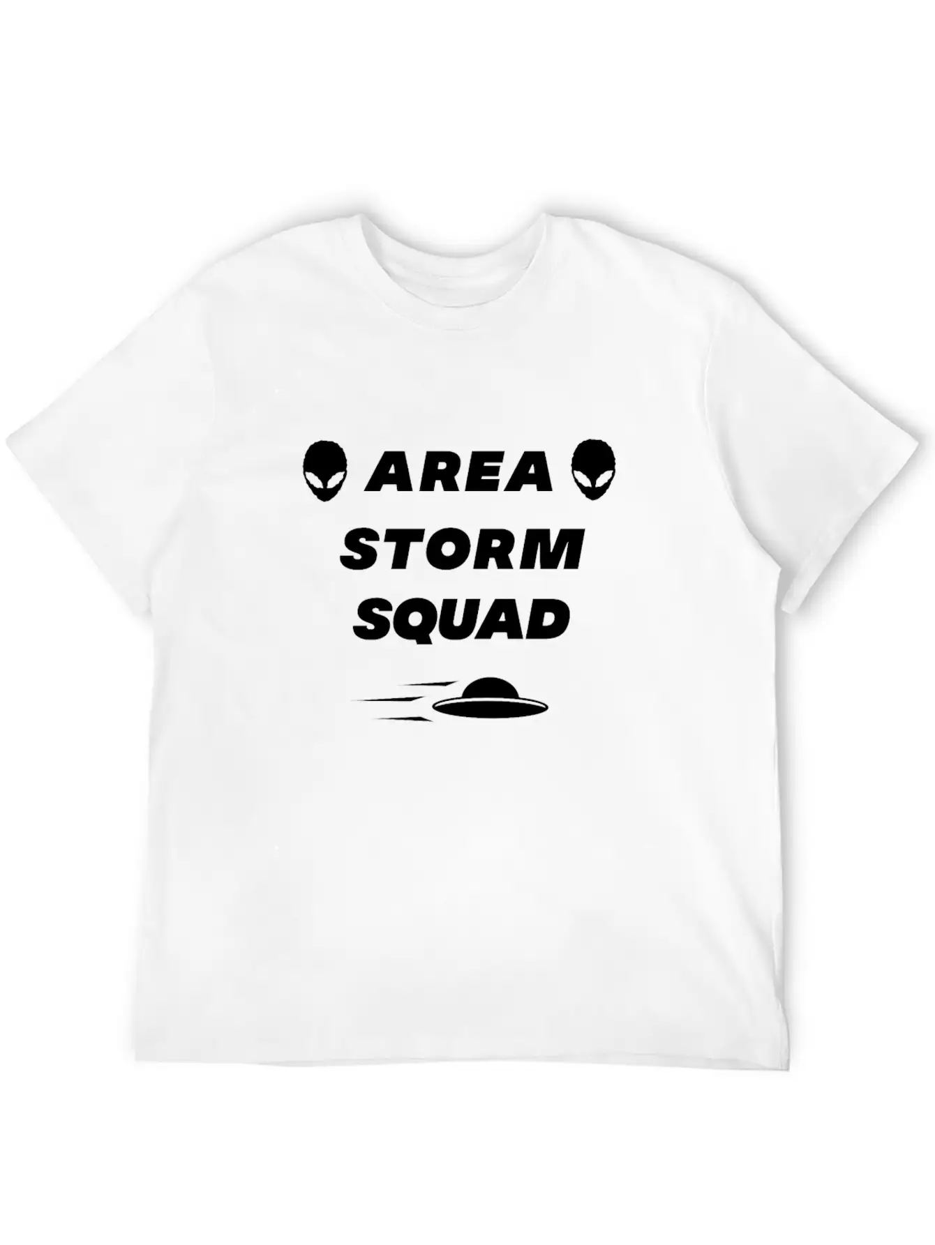 Area Storm Squad Alien UFO Shirt Essential Unisex Summer Tee – Soft Cotton Casual Fit