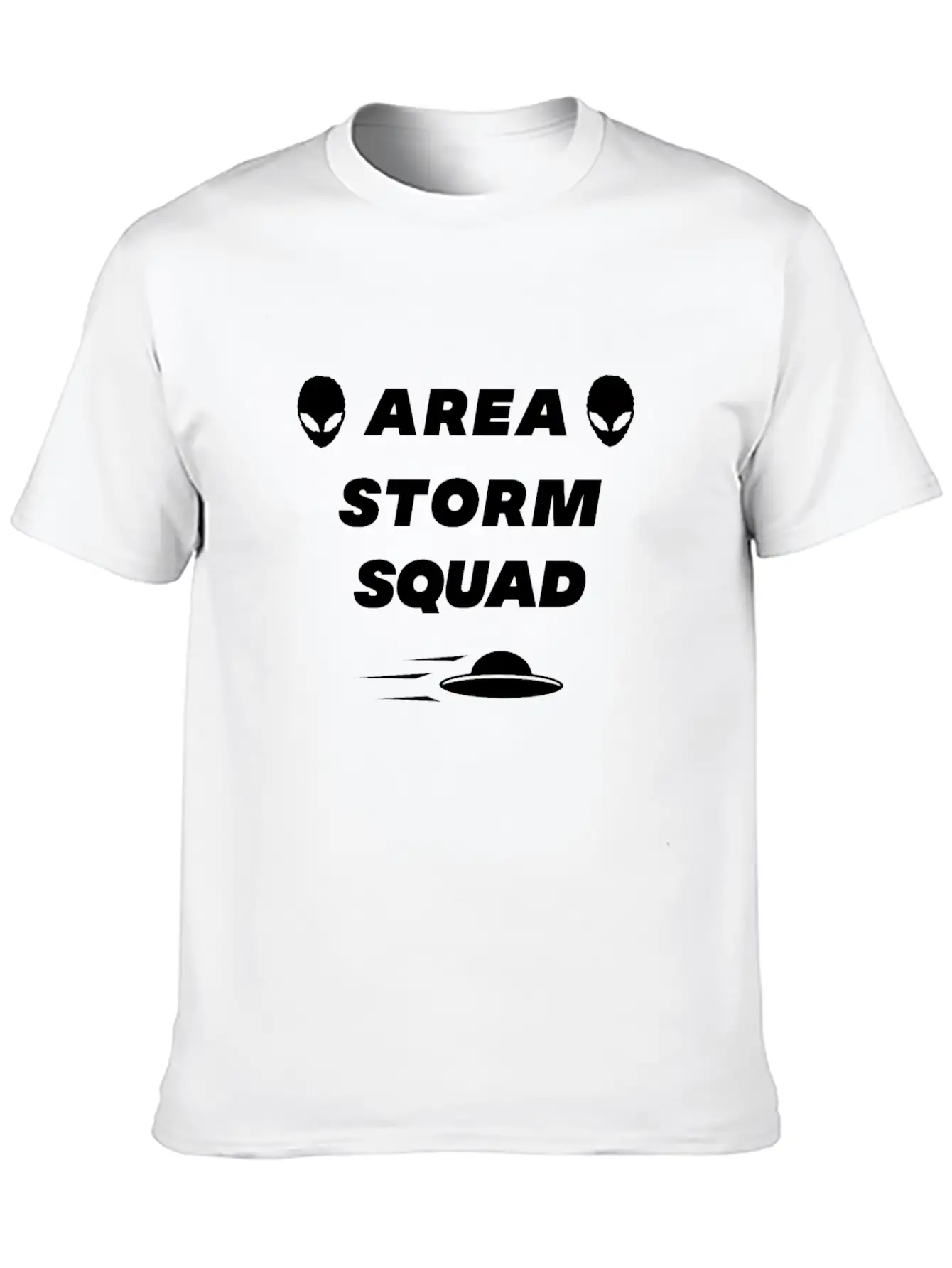 Area Storm Squad Alien UFO Shirt Essential Unisex Summer Tee – Soft Cotton Casual Fit