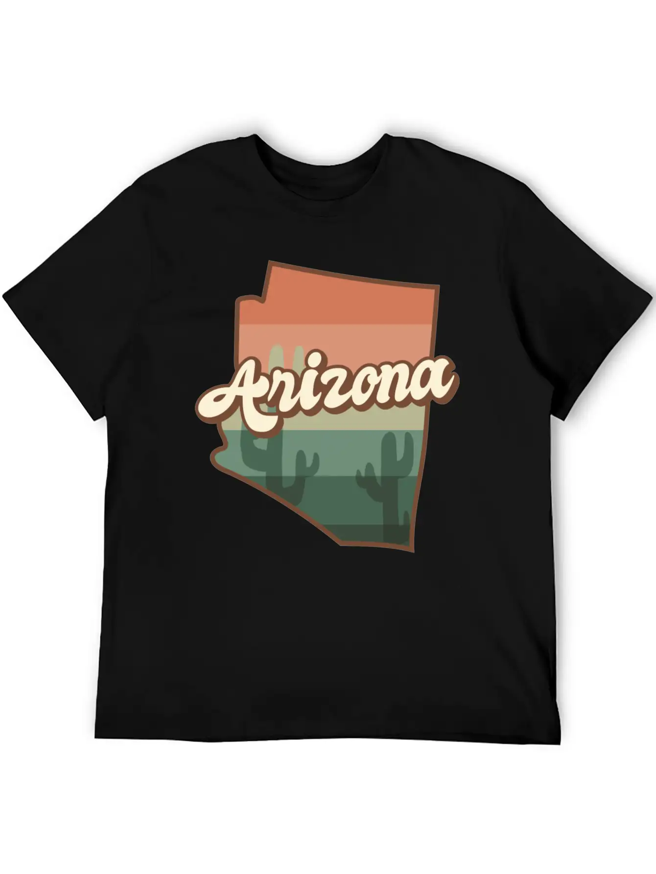 Arizona Retro Comfortable Minimalist Graphic Tee – Summer Style Essential