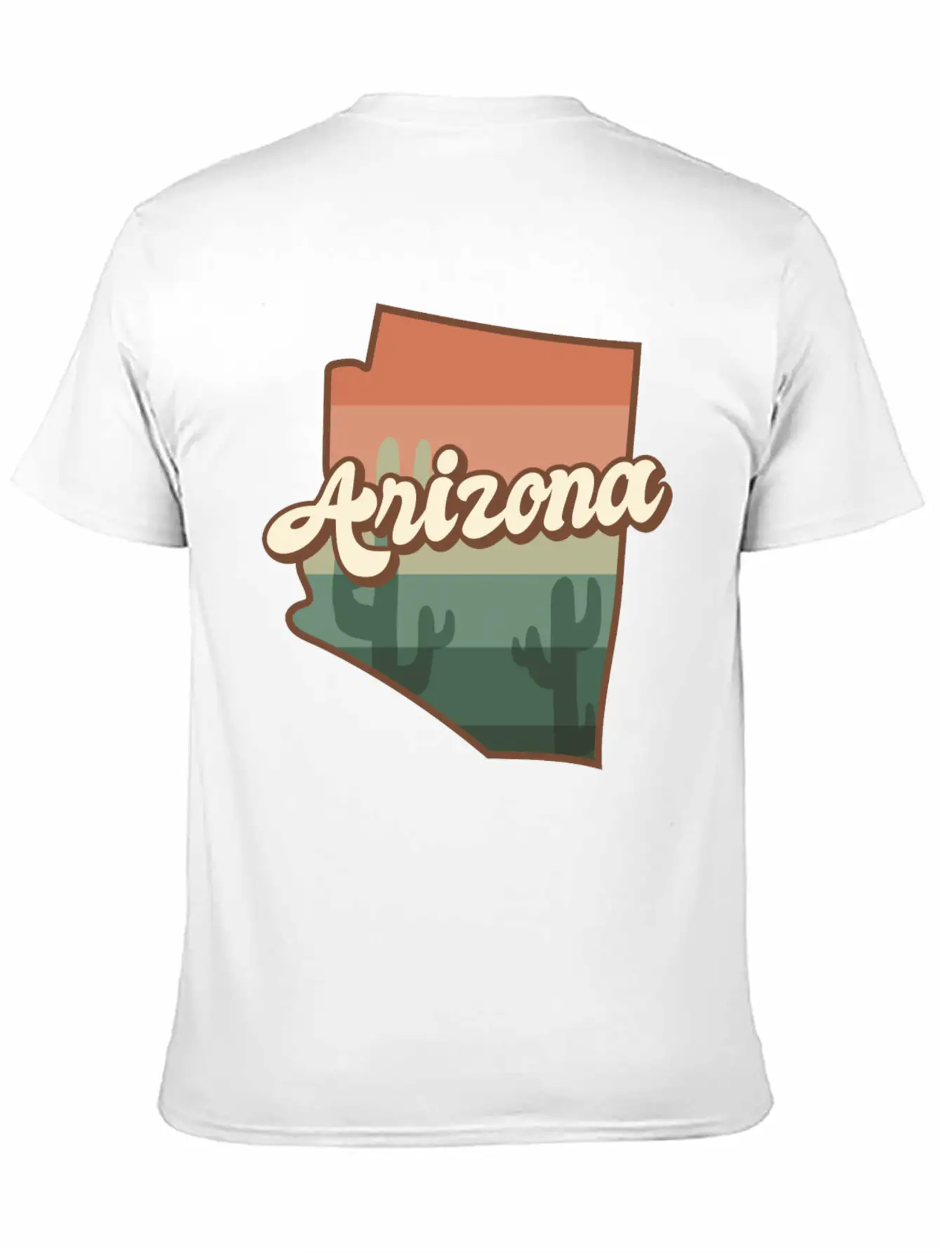 Arizona Retro Comfortable Minimalist Graphic Tee – Summer Style Essential