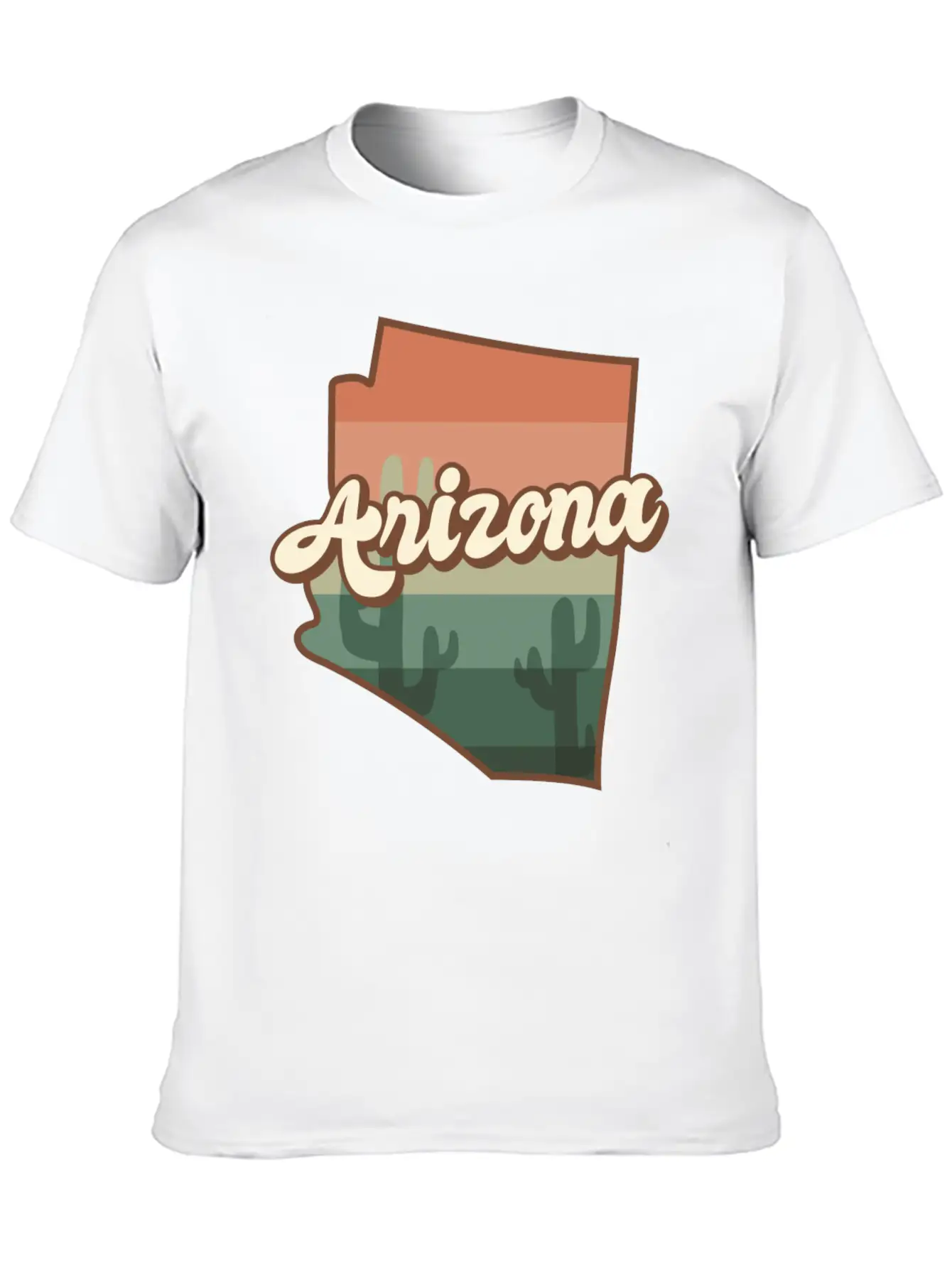 Arizona Retro Comfortable Minimalist Graphic Tee – Summer Style Essential