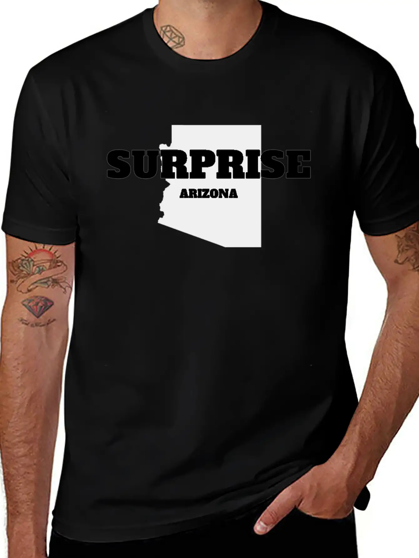 ARIZONA SURPRISE US STATE EDITION Stylish Everyday T-Shirt – Unisex Basic Cotton Tee