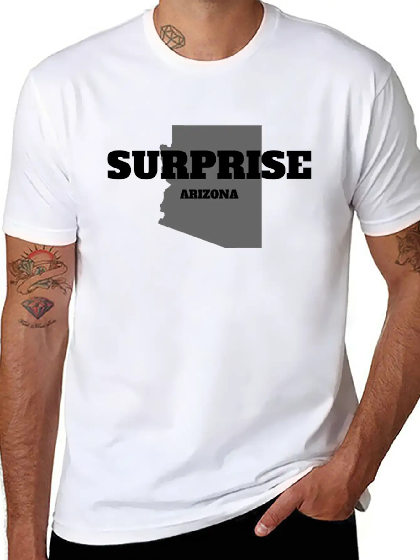 ARIZONA SURPRISE US STATE EDITION Stylish Everyday T-Shirt – Unisex Basic Cotton Tee