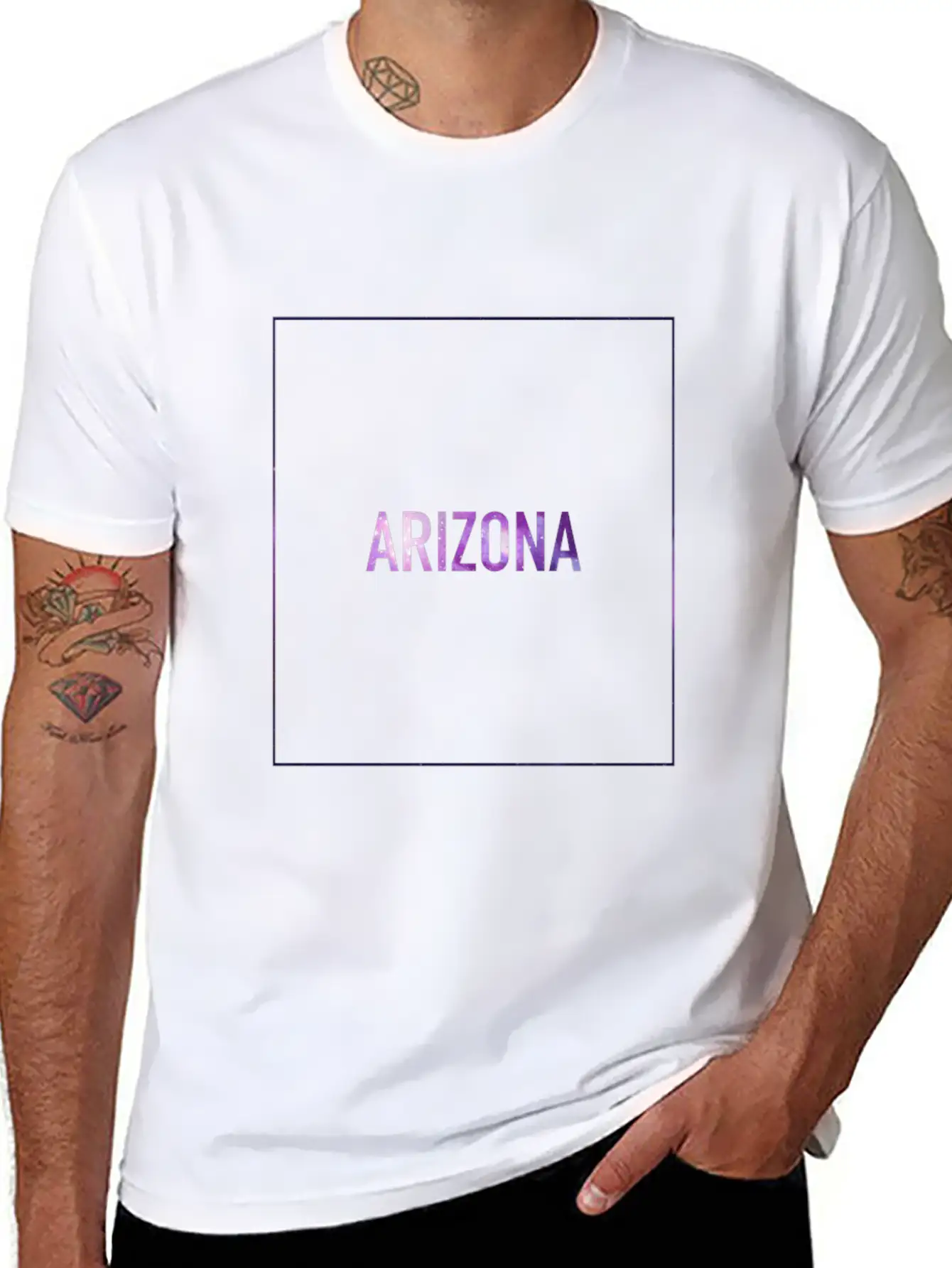 Arizona - Total Basics Essential Unisex Summer Tee – Soft Cotton Casual Fit