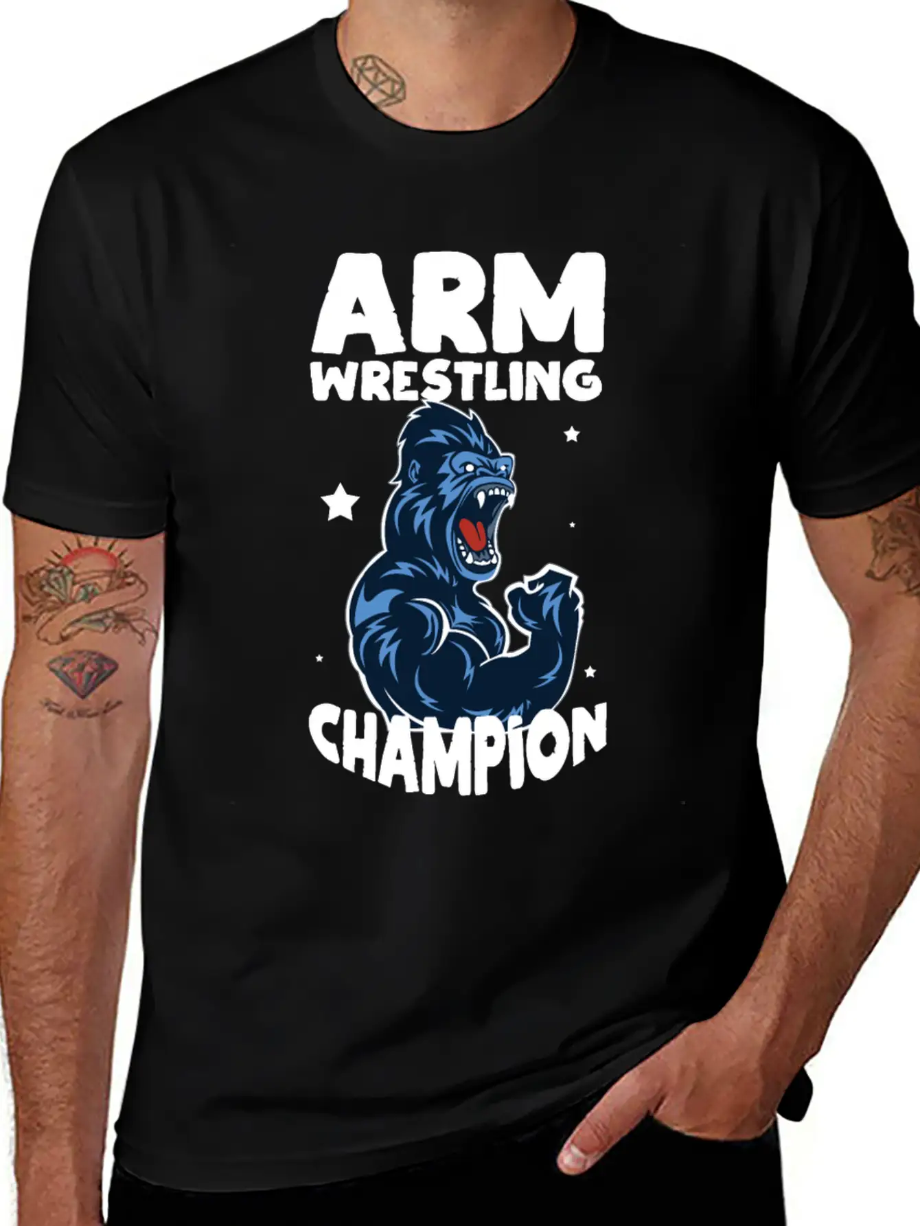 Arm Wrestling Unisex Casual T-Shirt – Clean Design For Daily Comfort