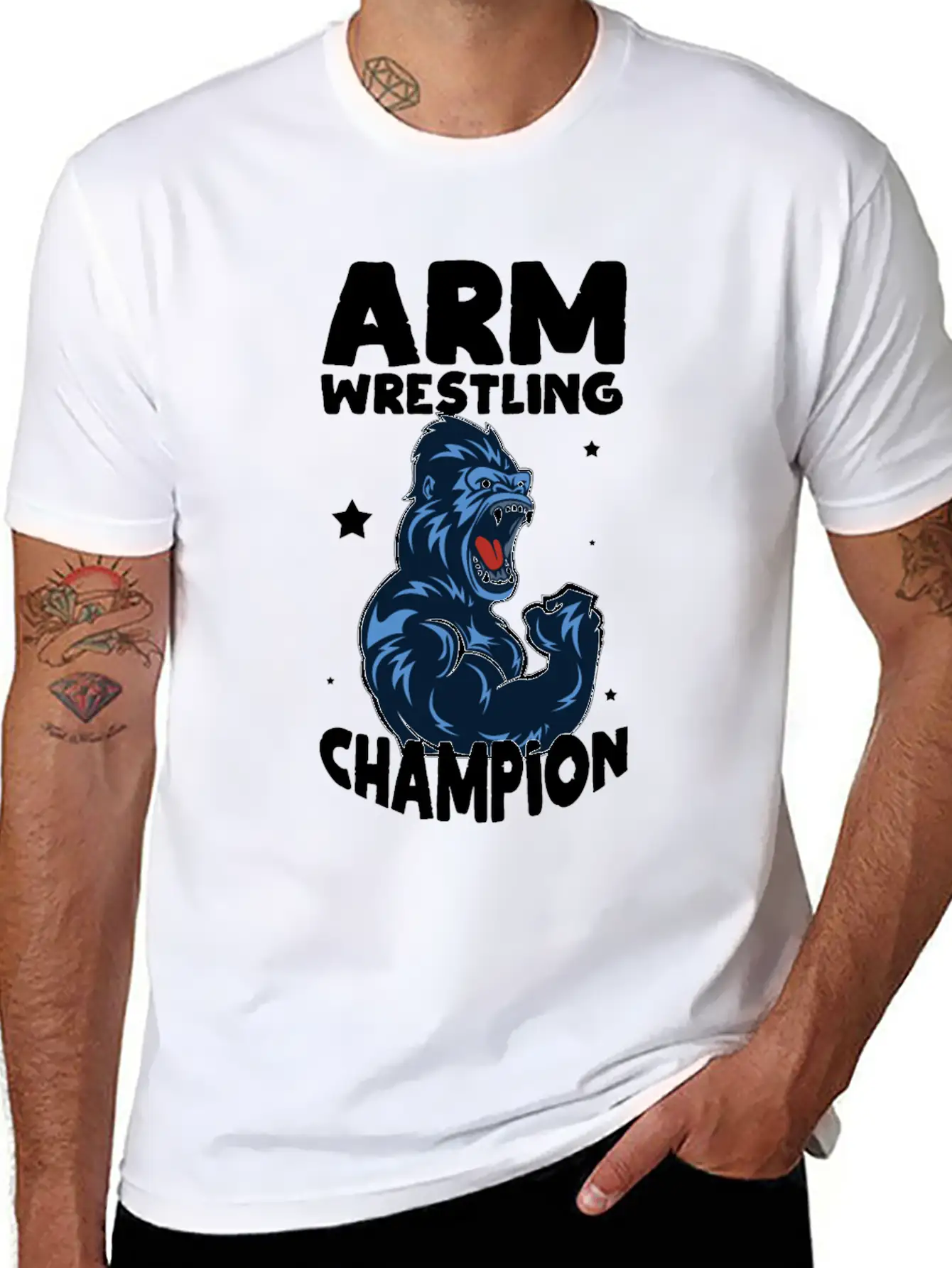 Arm Wrestling Unisex Casual T-Shirt – Clean Design For Daily Comfort