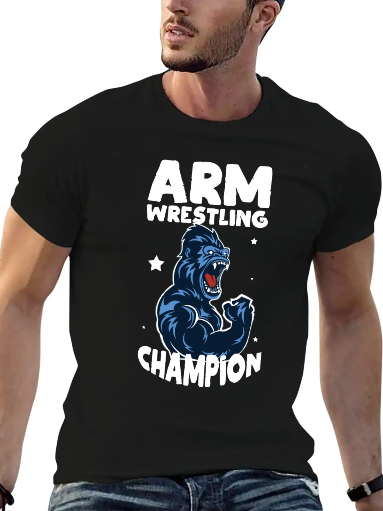 Arm Wrestling Unisex Casual T-Shirt – Clean Design For Daily Comfort