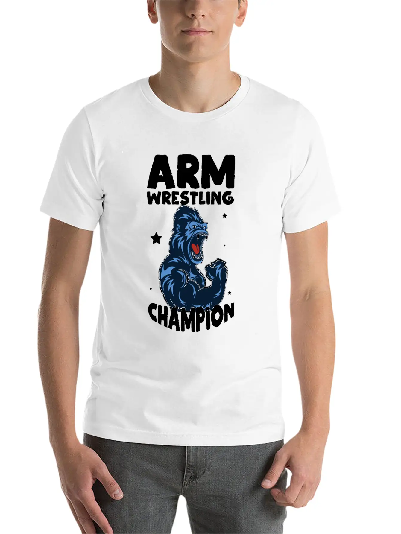 Arm Wrestling Unisex Casual T-Shirt – Clean Design For Daily Comfort