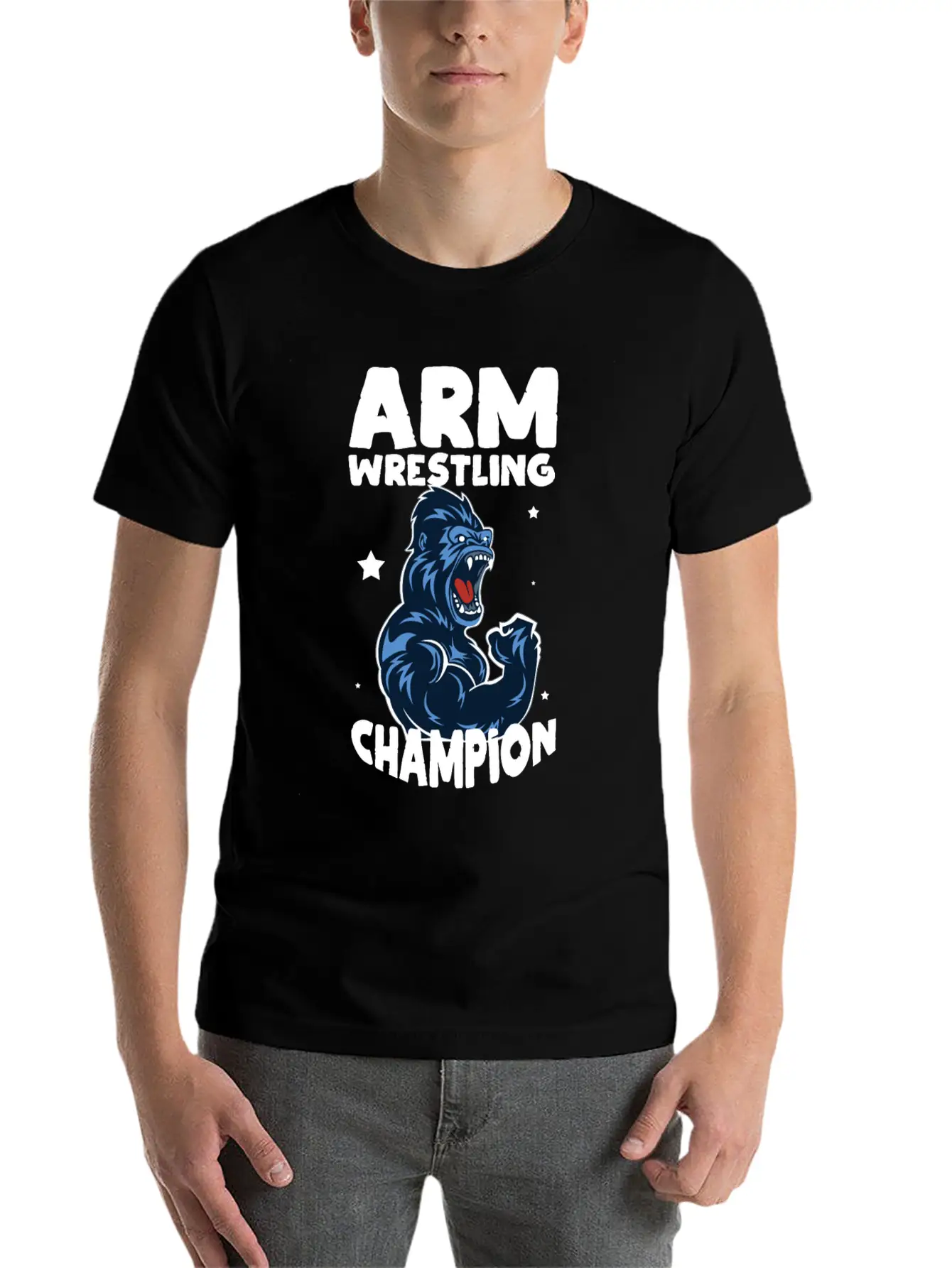 Arm Wrestling Unisex Casual T-Shirt – Clean Design For Daily Comfort