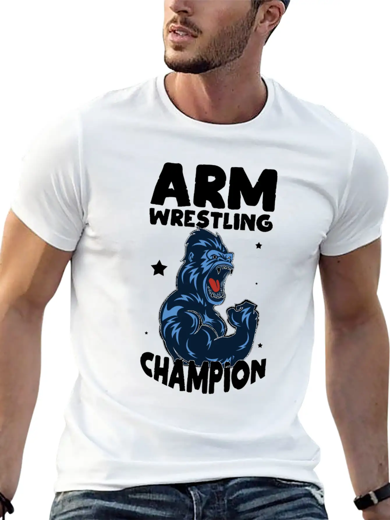 Arm Wrestling Unisex Casual T-Shirt – Clean Design For Daily Comfort